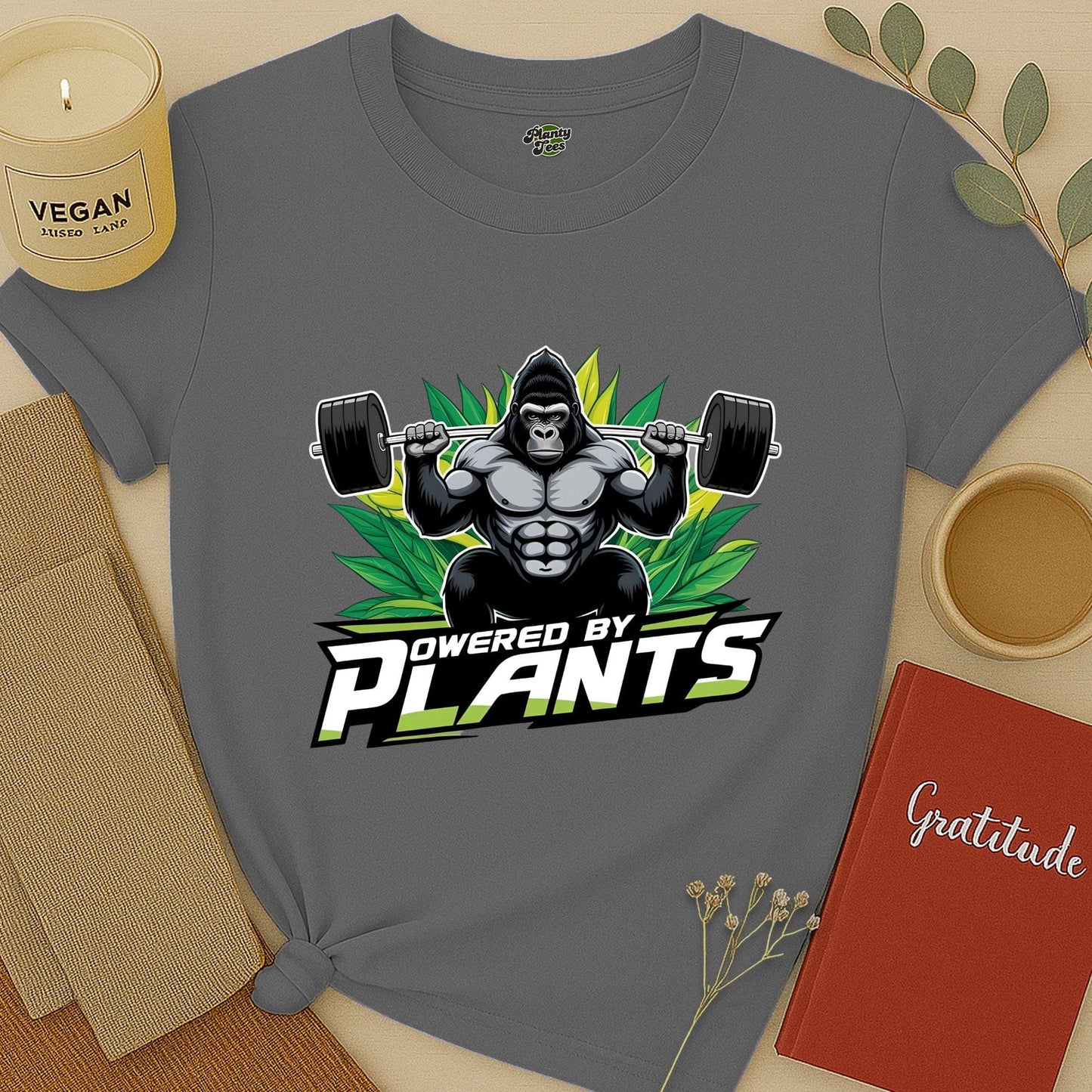Powered by Plants Gorillas T-Shirt