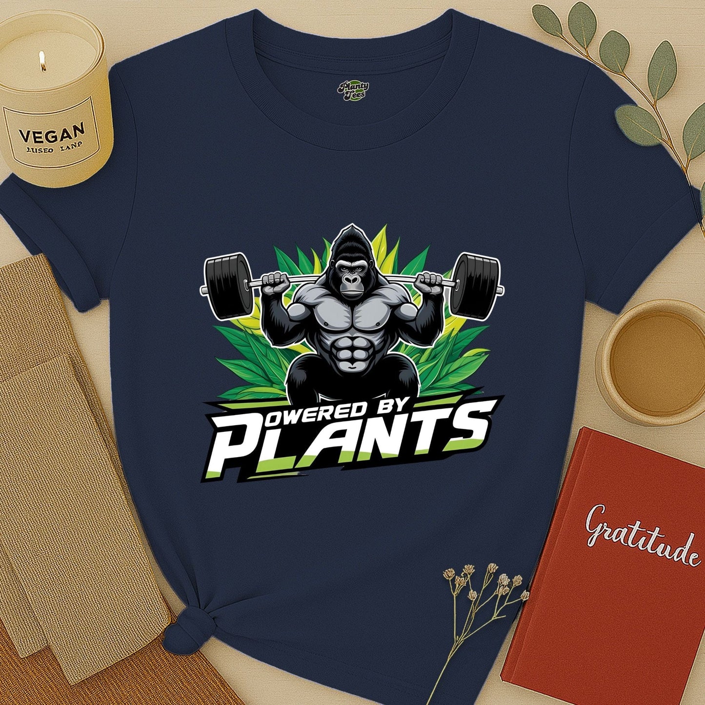 Powered by Plants Gorillas T-Shirt
