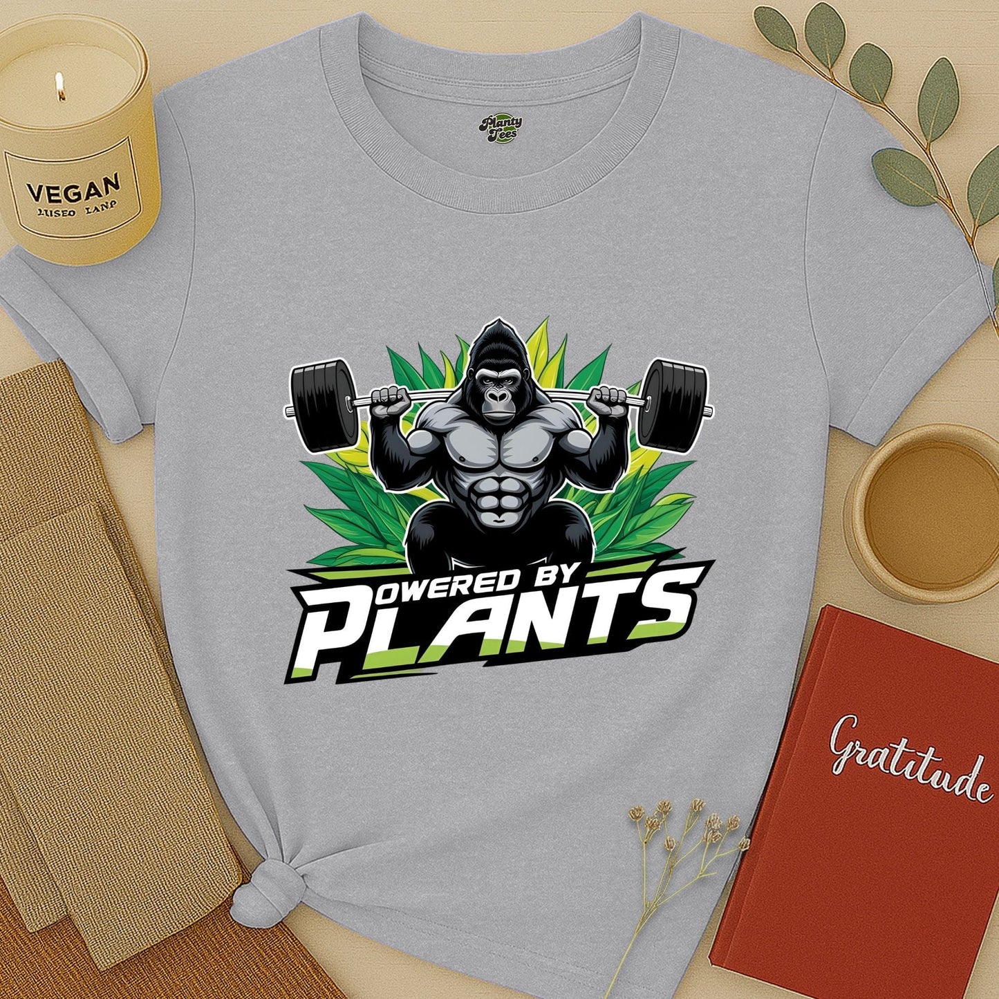 Powered by Plants Gorillas T-Shirt