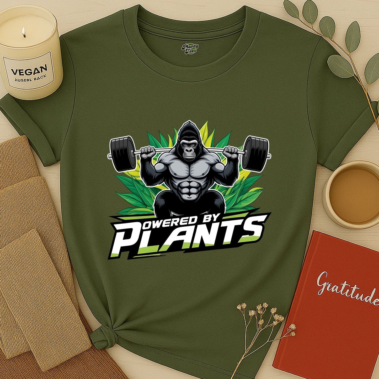 Powered by Plants Gorillas T-Shirt