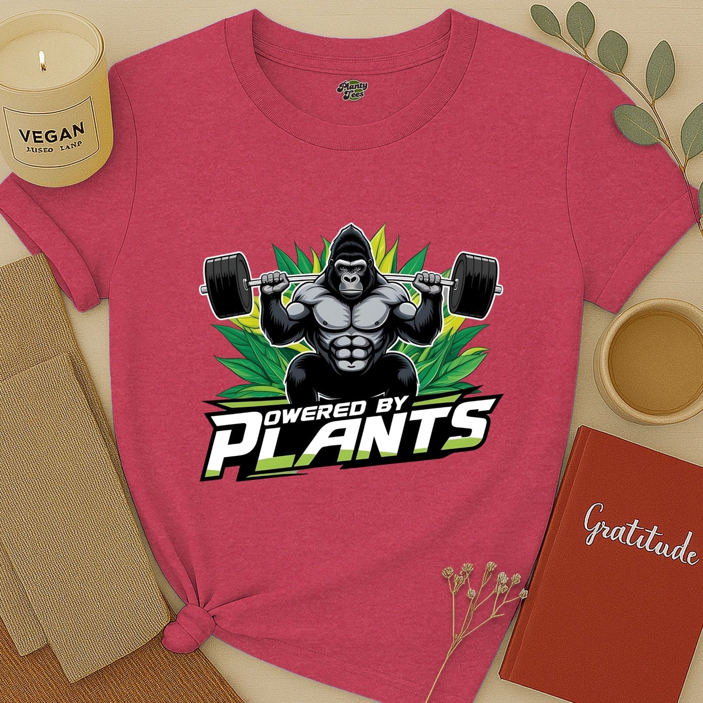 Powered by Plants Gorillas T-Shirt