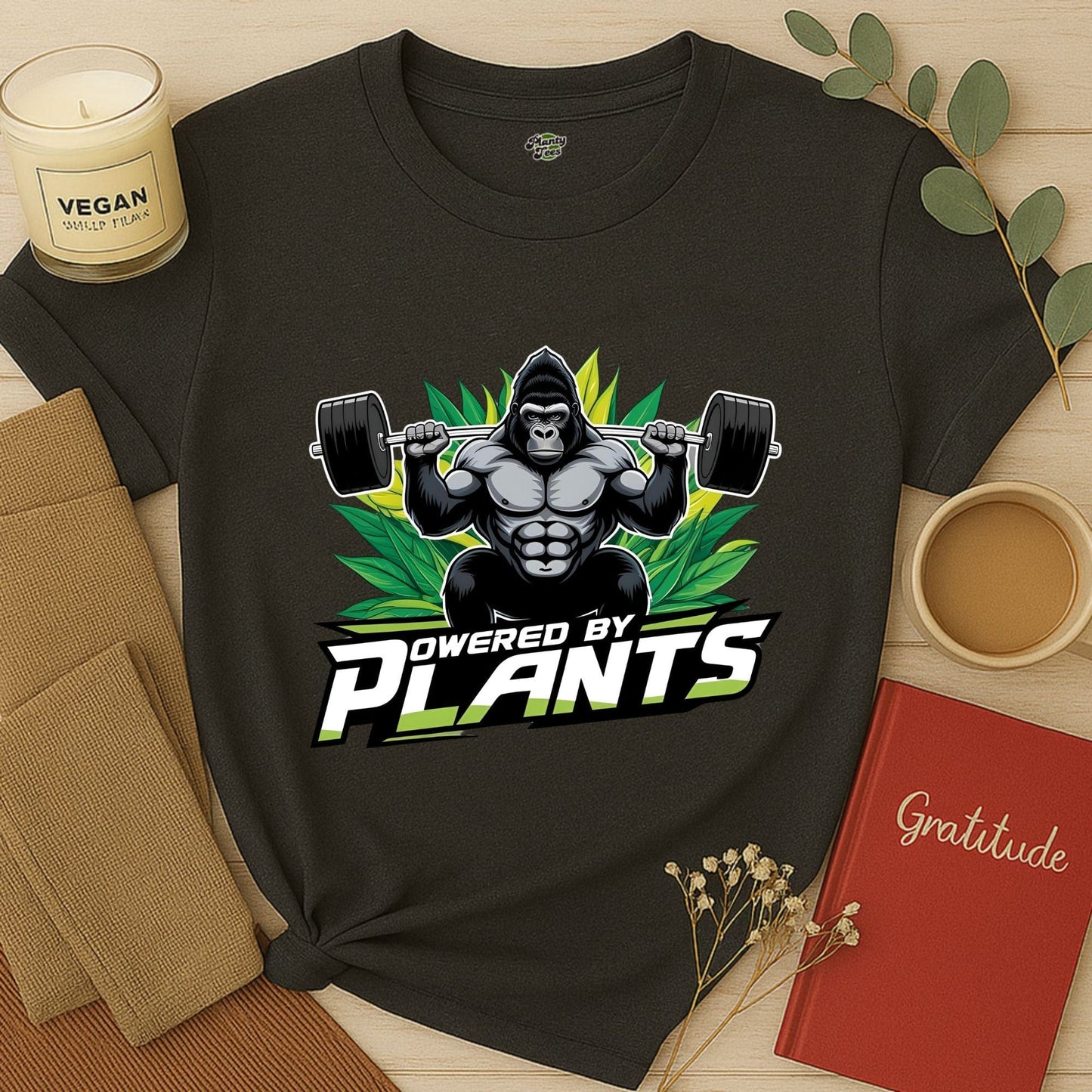 Powered by Plants Gorillas T-Shirt