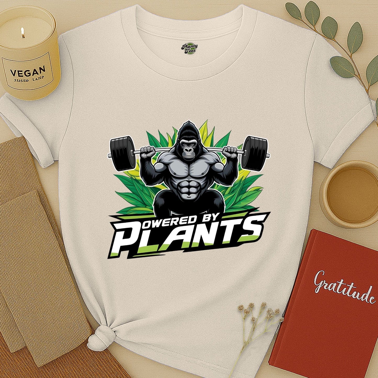 Powered by Plants Gorillas T-Shirt
