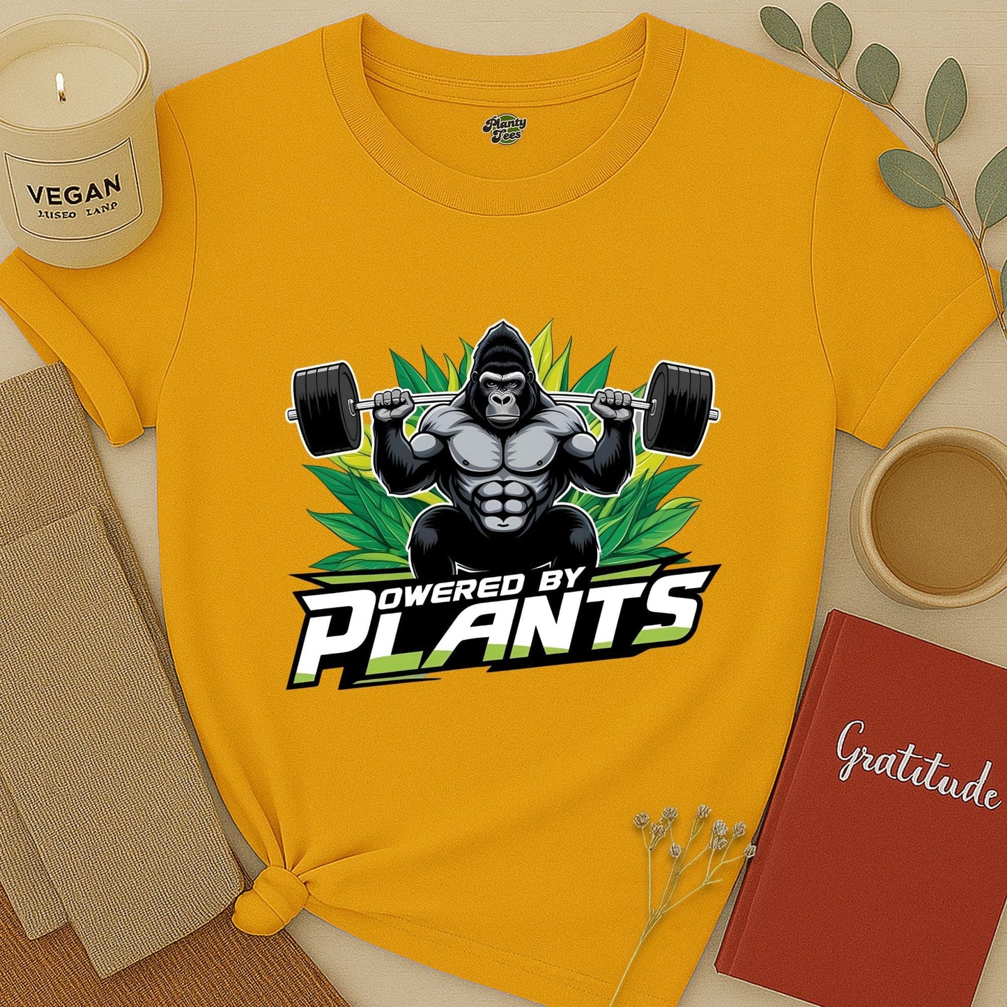 Powered by Plants Gorillas T-Shirt