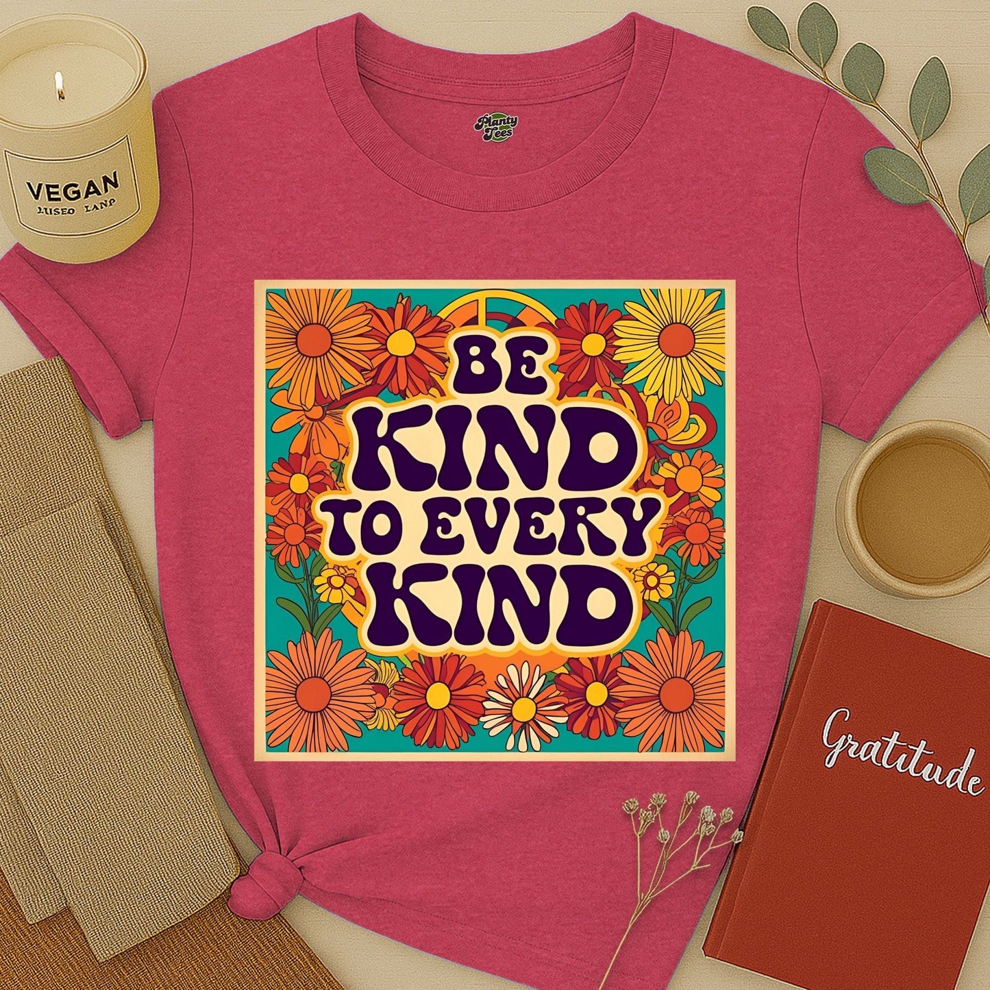 Be Kind to Every Kind Floral T-Shirt
