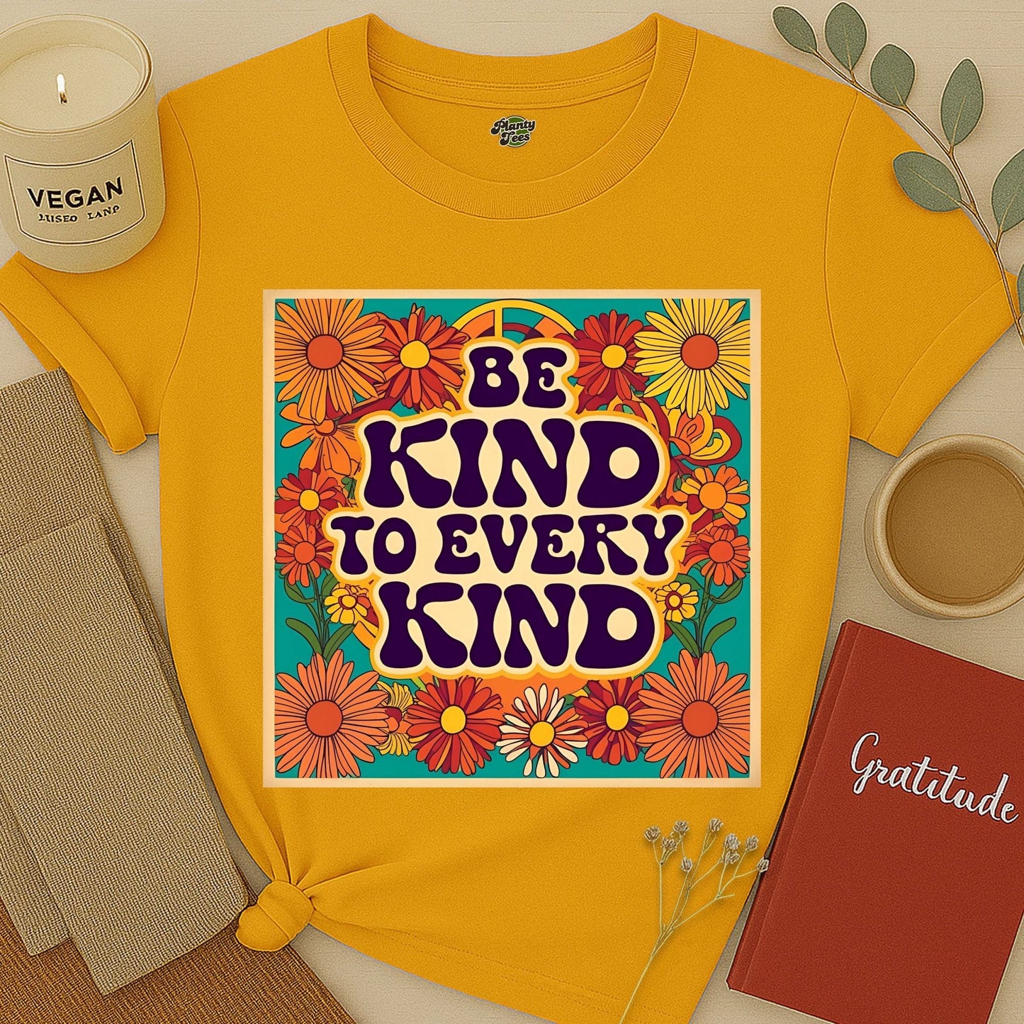 Be Kind to Every Kind Floral T-Shirt
