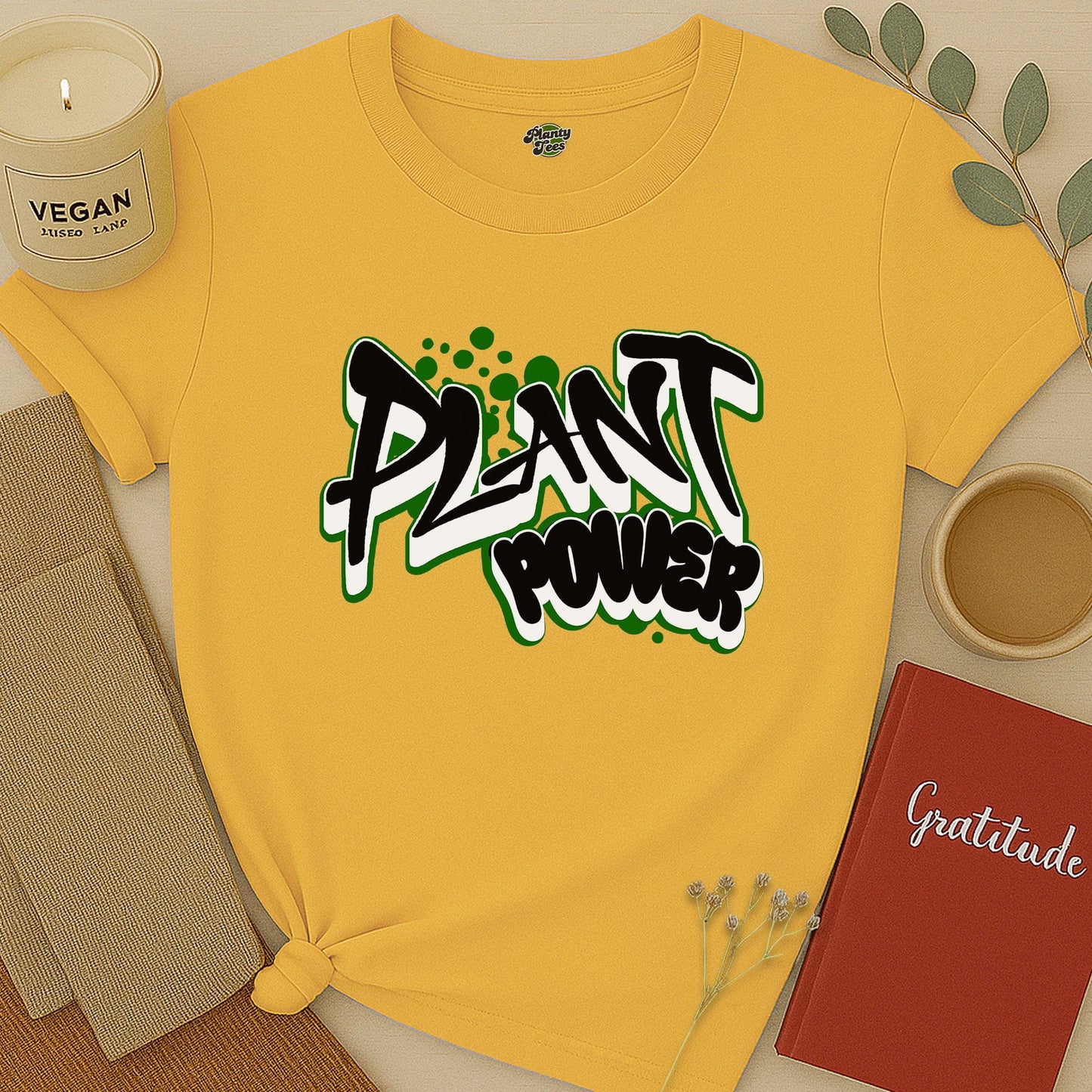 Plant Power Graffiti T-Shirt