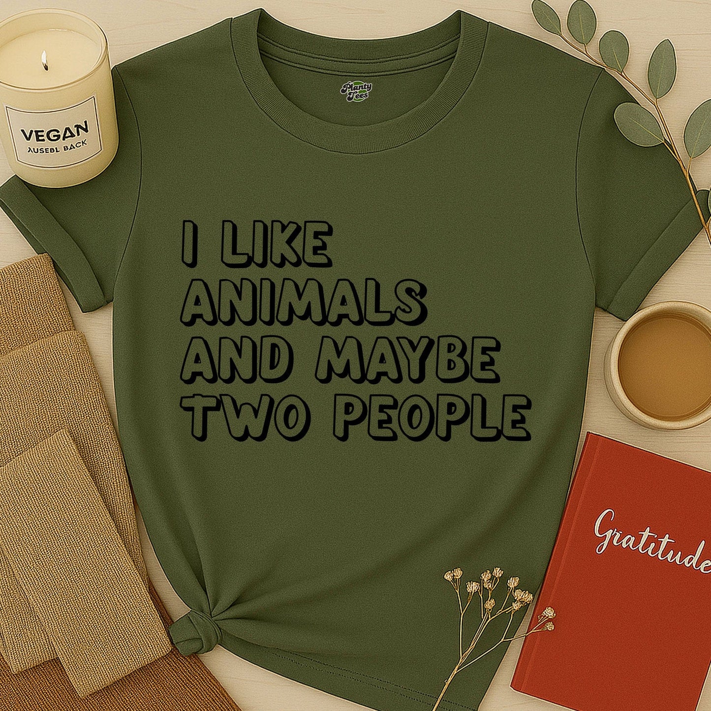 I like Animals and Maybe Two People T-Shirt
