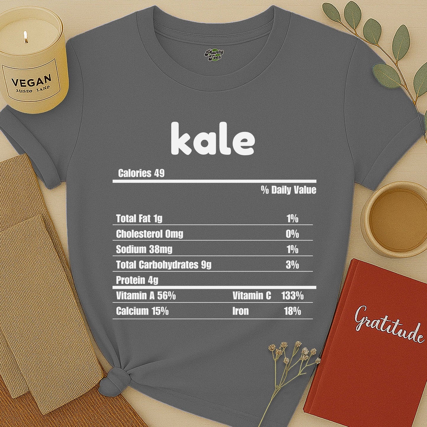 Kale Nutrition Facts T-Shirt