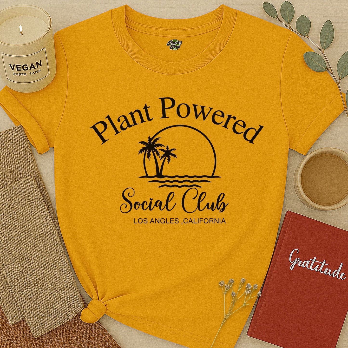 Plant Powered Social Club, L.A., T-Shirt