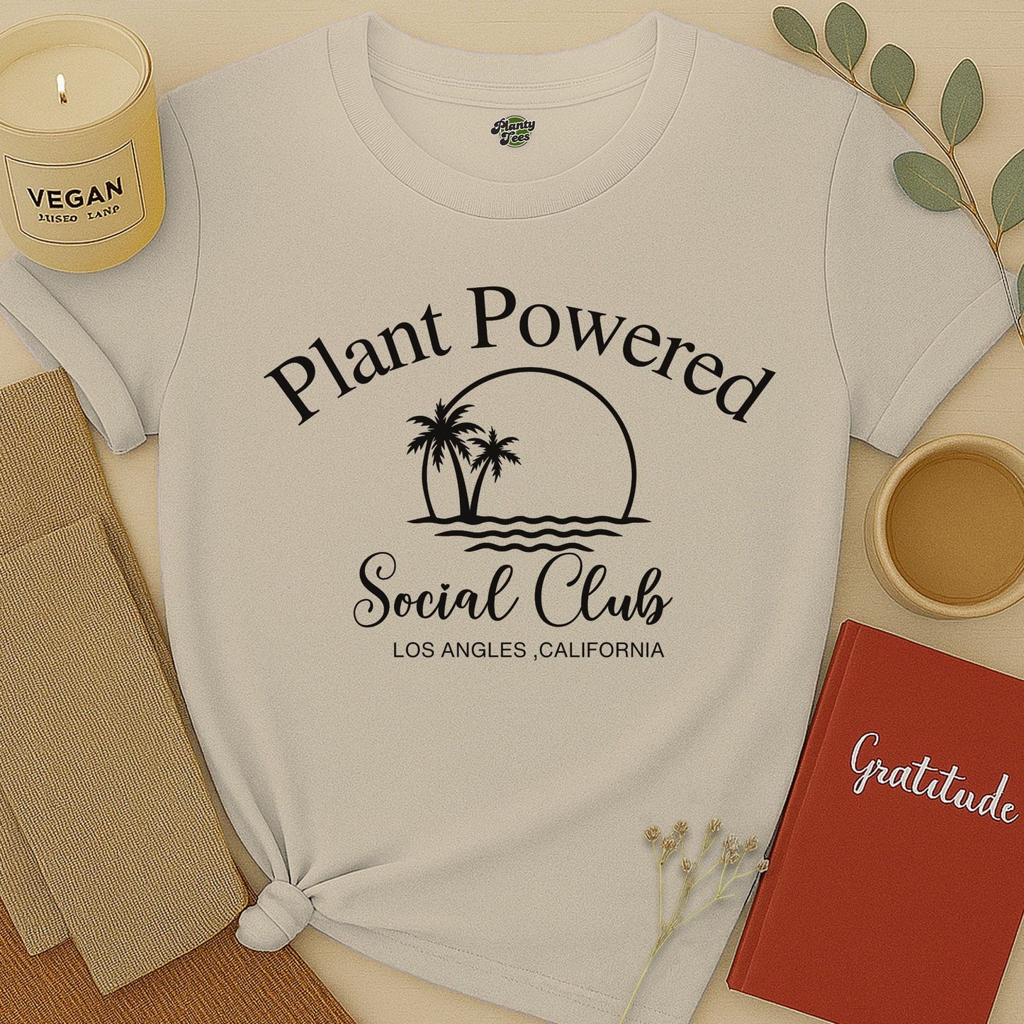 Plant Powered Social Club, L.A., T-Shirt