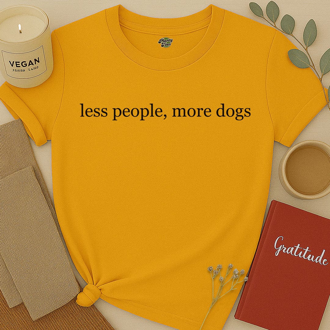 Less People More Dogs T-Shirt