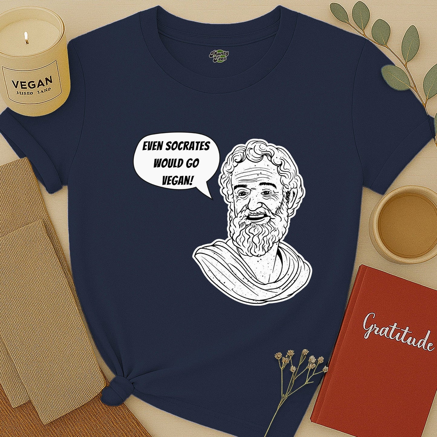 Even Socrates Would Go Vegan T-Shirt