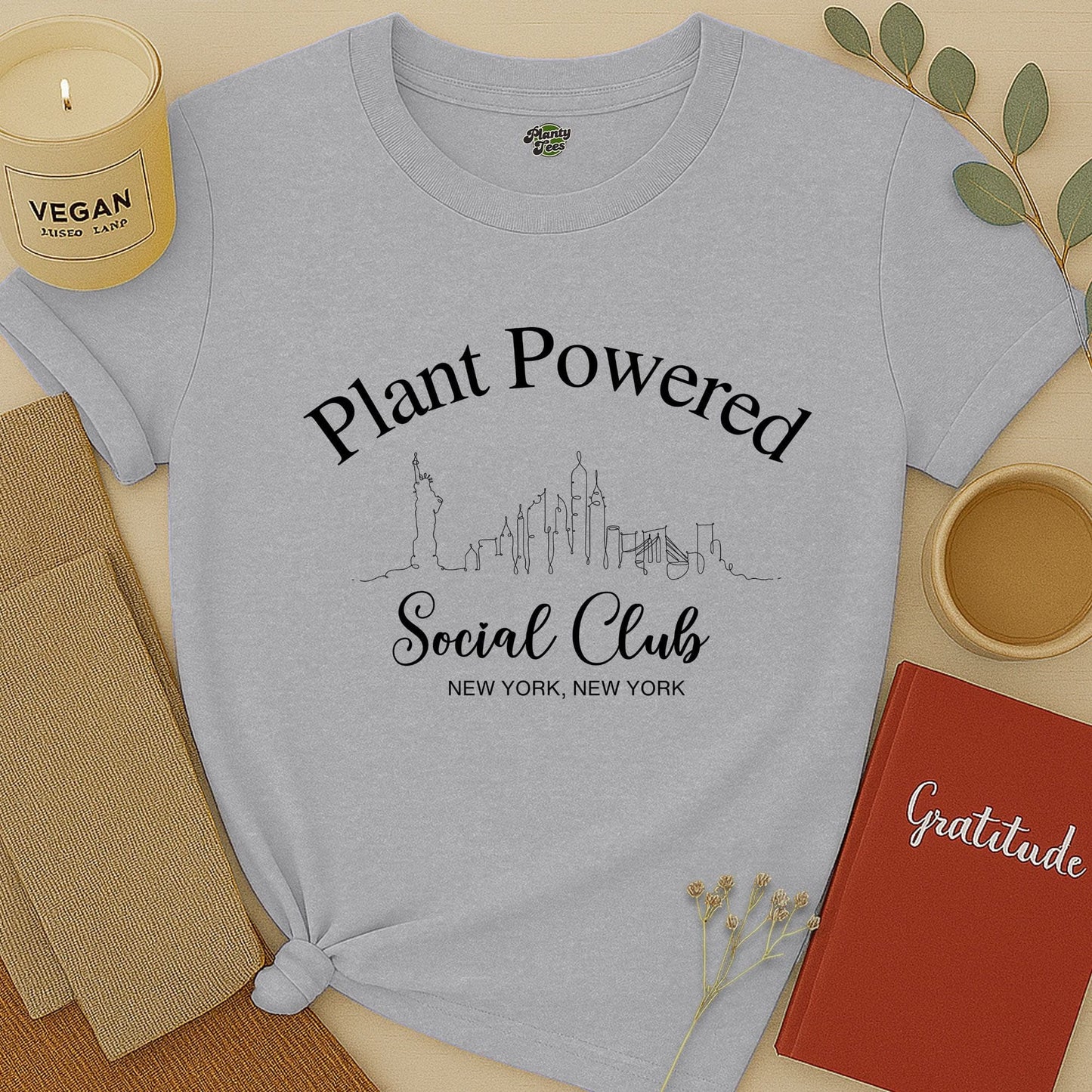 Plant Powered Social Club, NY, T-Shirt