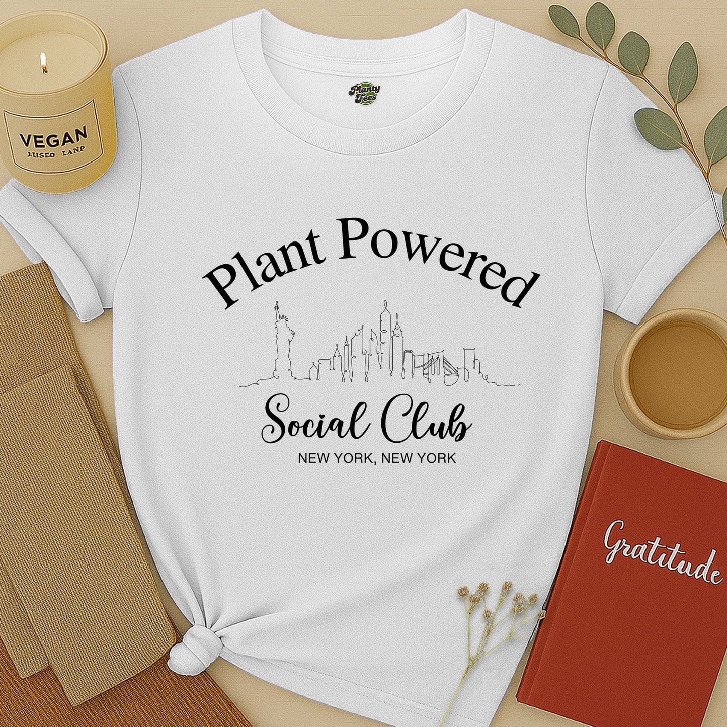 Plant Powered Social Club, NY, T-Shirt