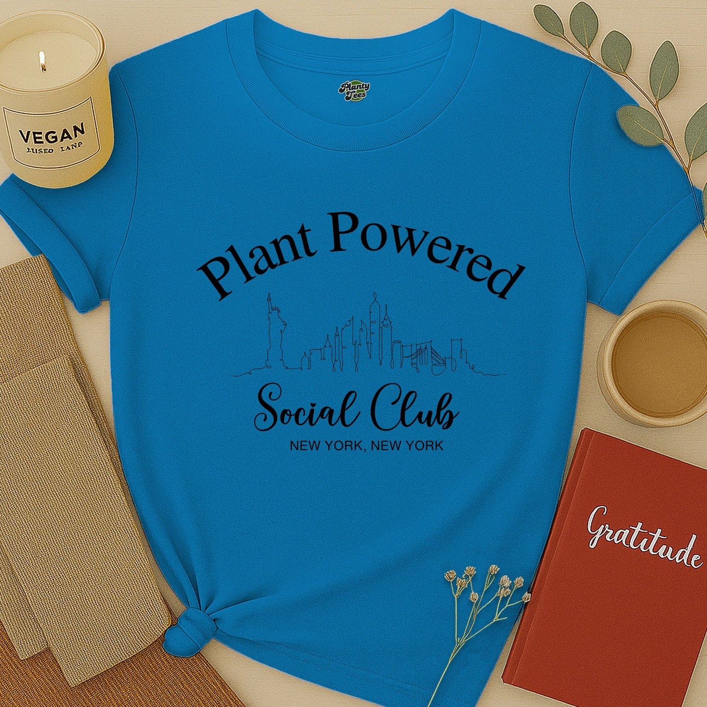 Plant Powered Social Club, NY, T-Shirt
