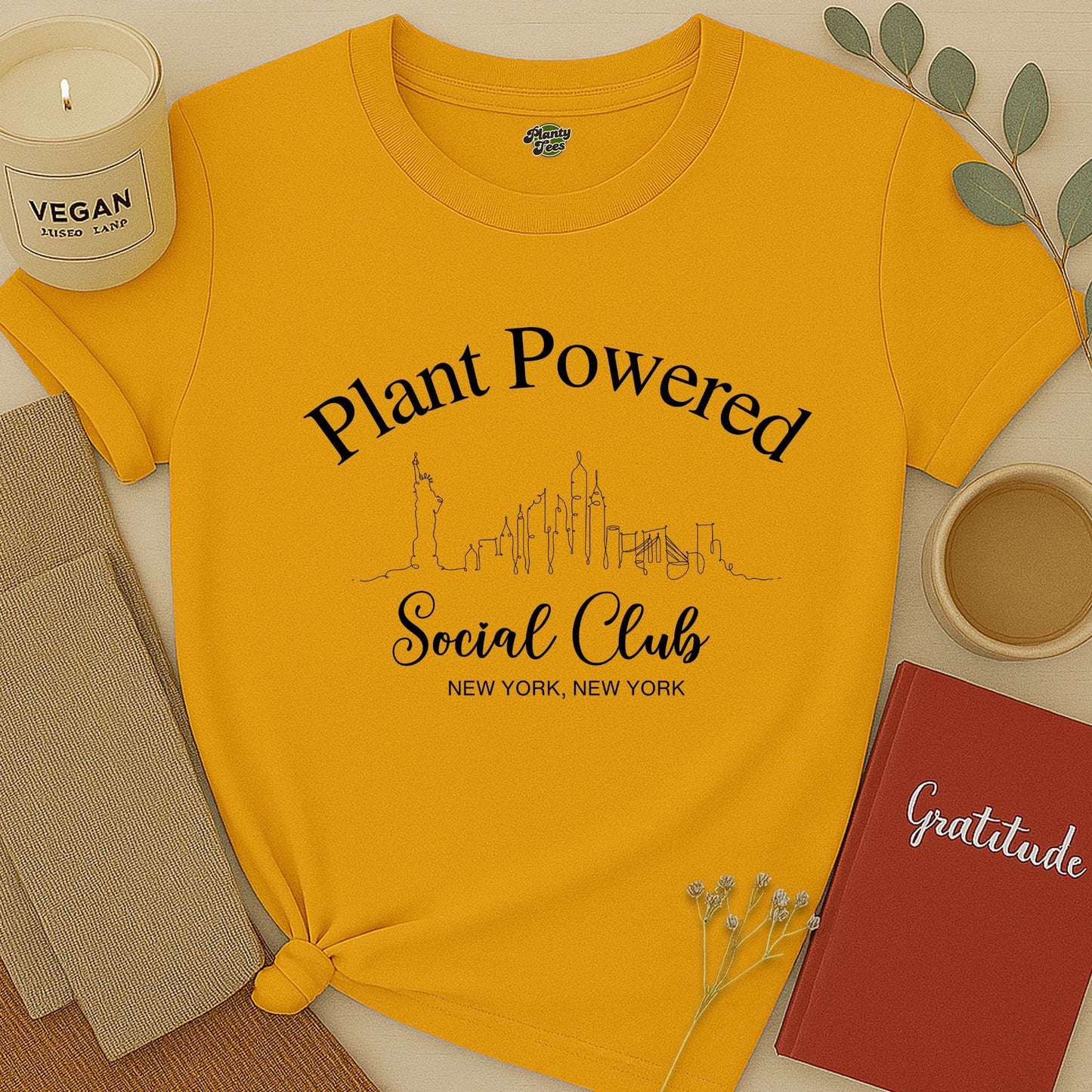 Plant Powered Social Club, NY, T-Shirt