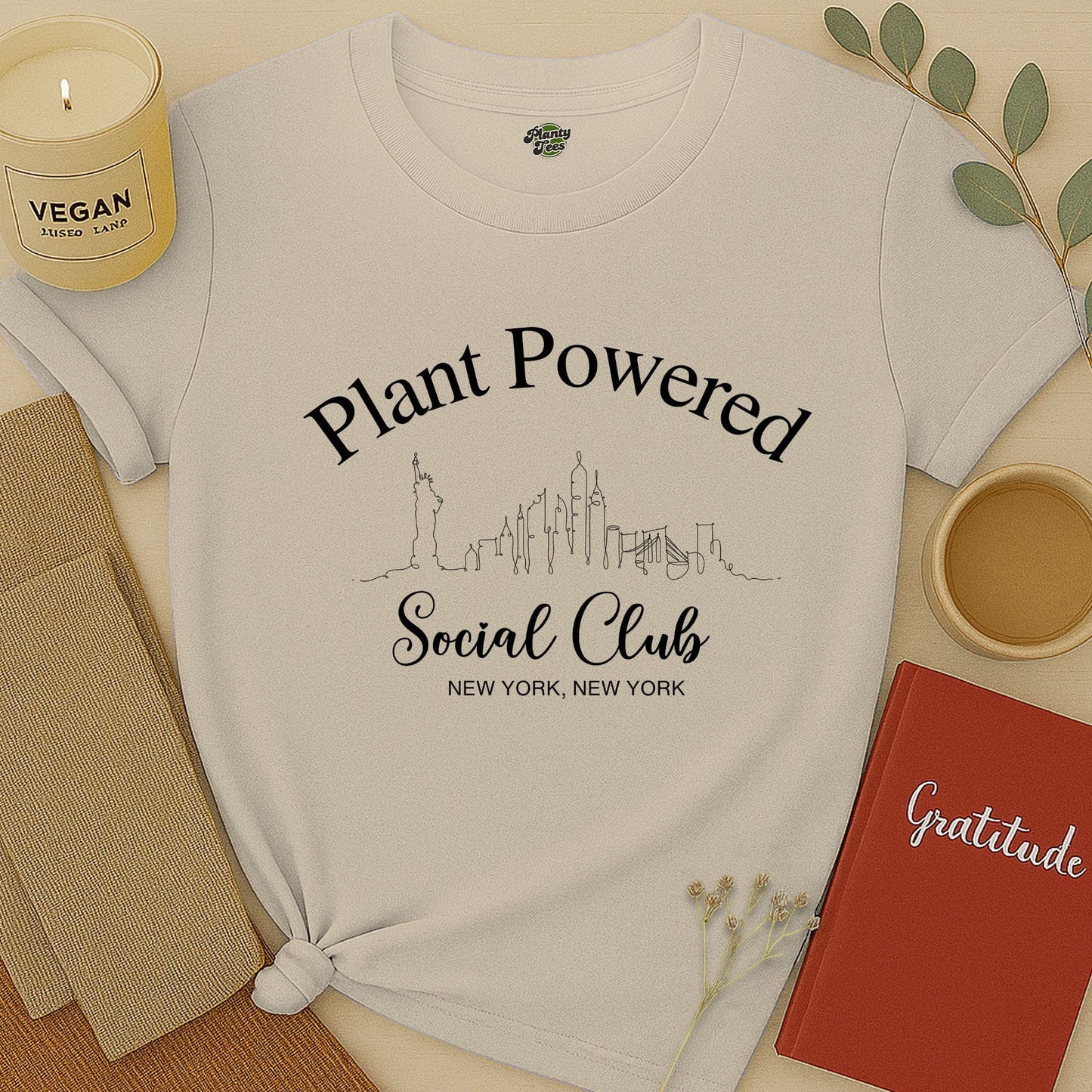 Plant Powered Social Club, NY, T-Shirt
