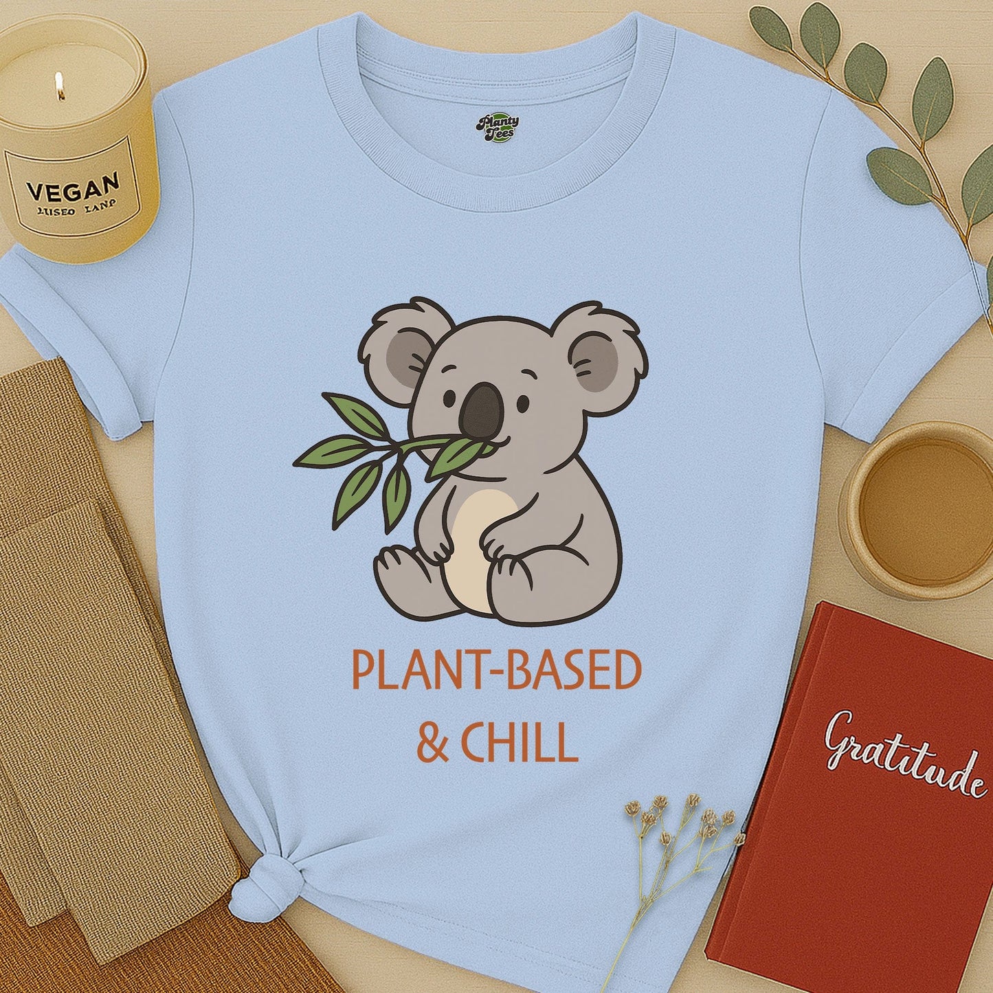 Plant Based & Chill Koala T-Shirt