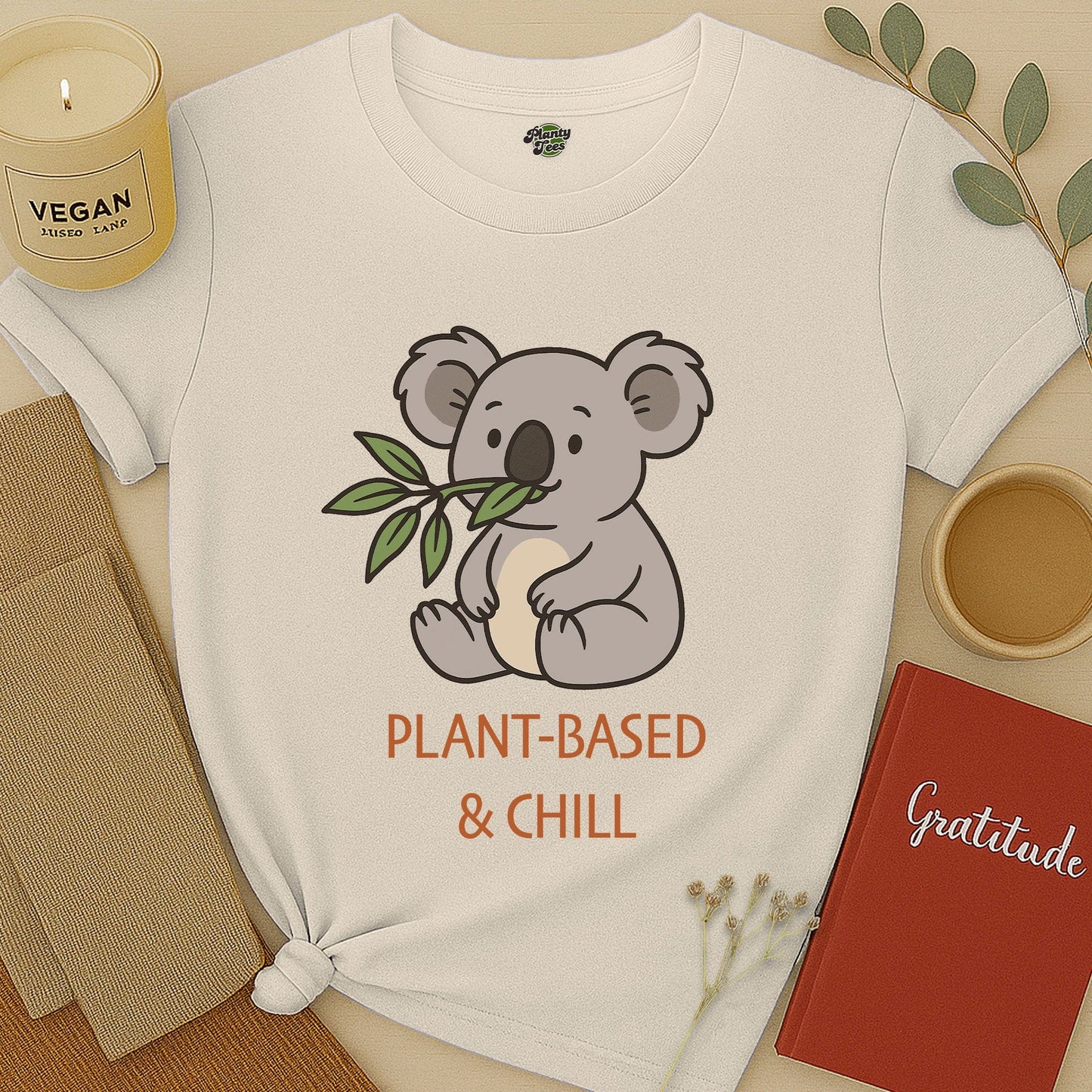 Plant Based & Chill Koala T-Shirt