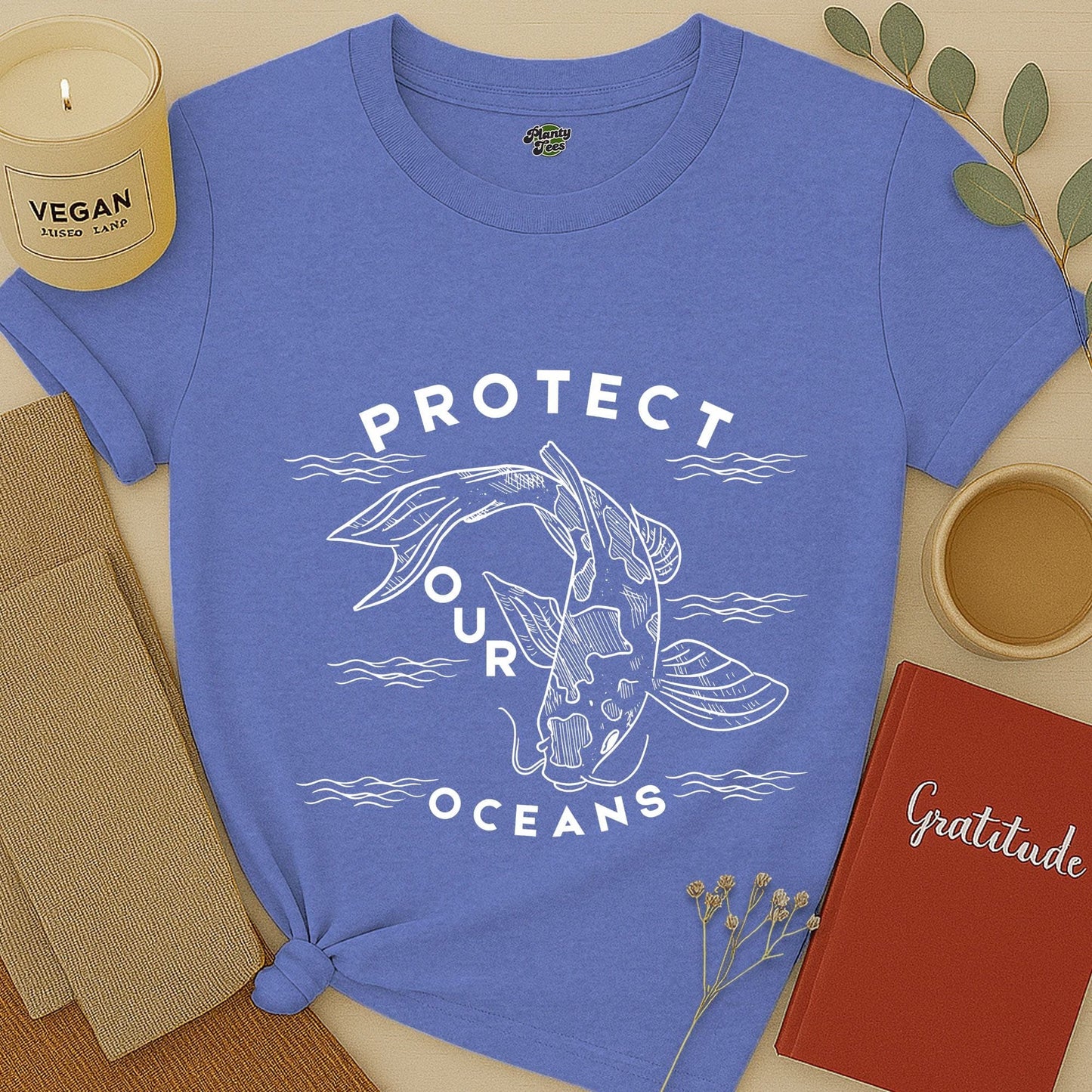 Protect Our Oceans, Koi Fish T-Shirt