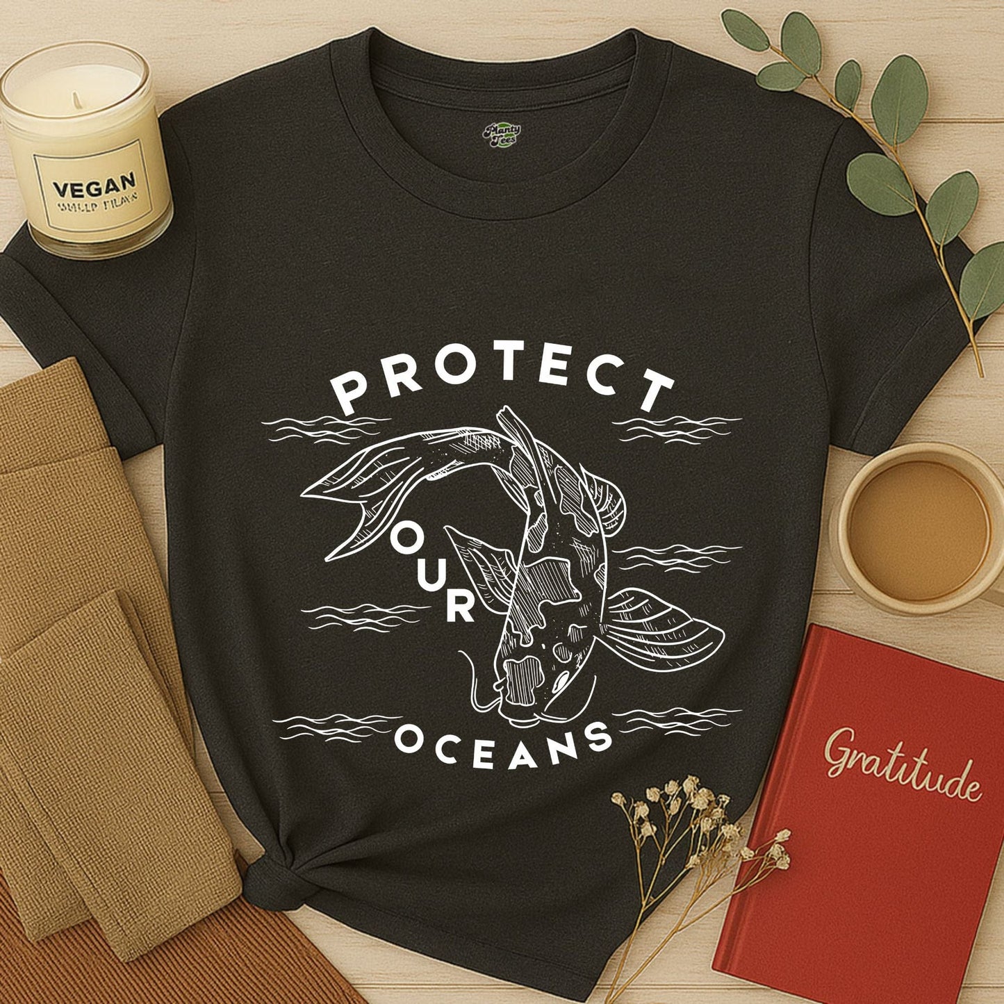 Protect Our Oceans, Koi Fish T-Shirt