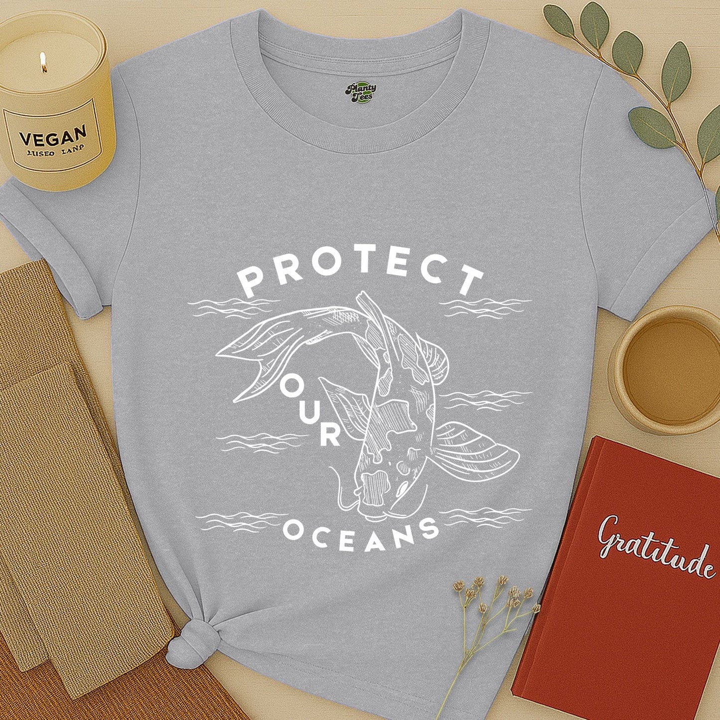 Protect Our Oceans, Koi Fish T-Shirt