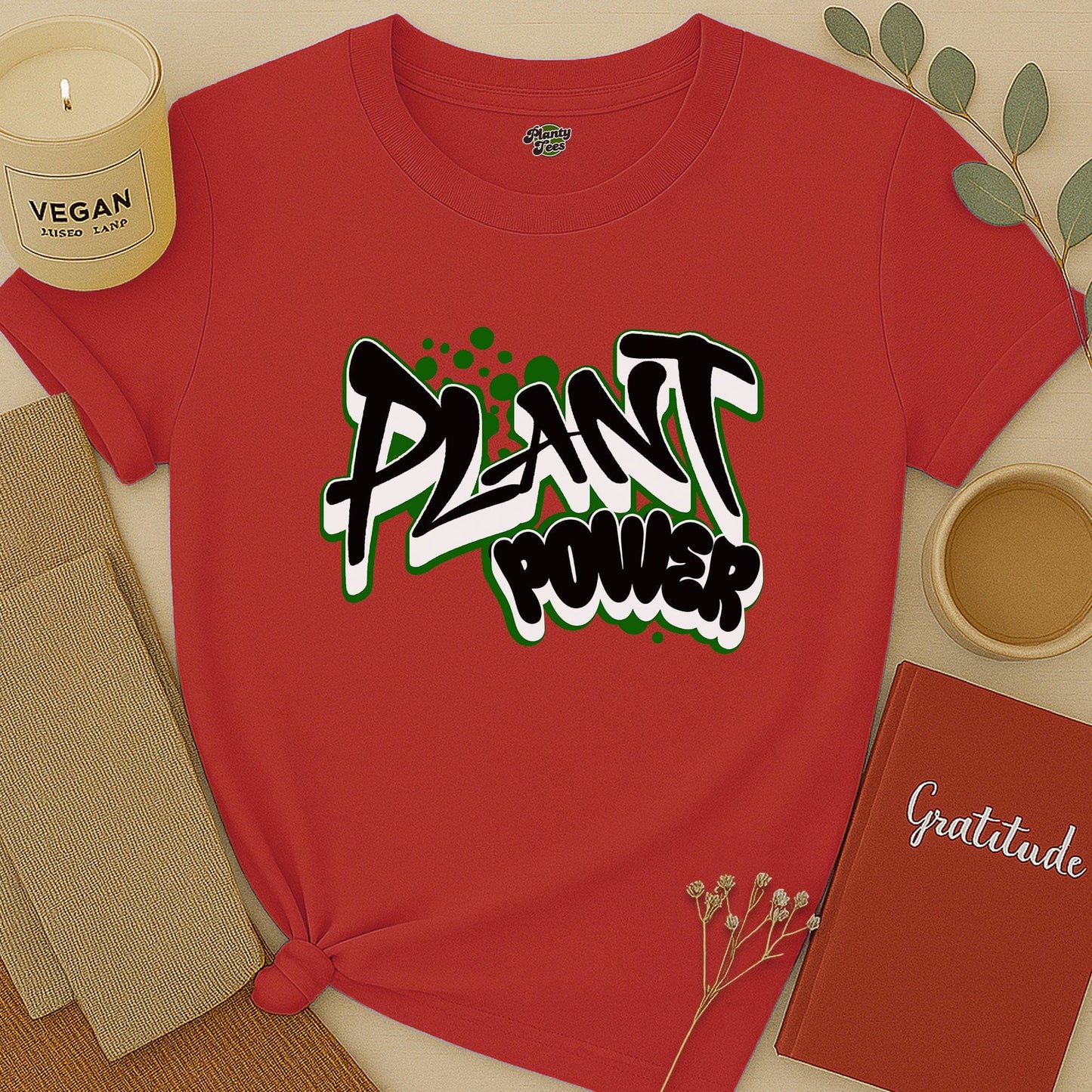 Plant Power Graffiti T-Shirt