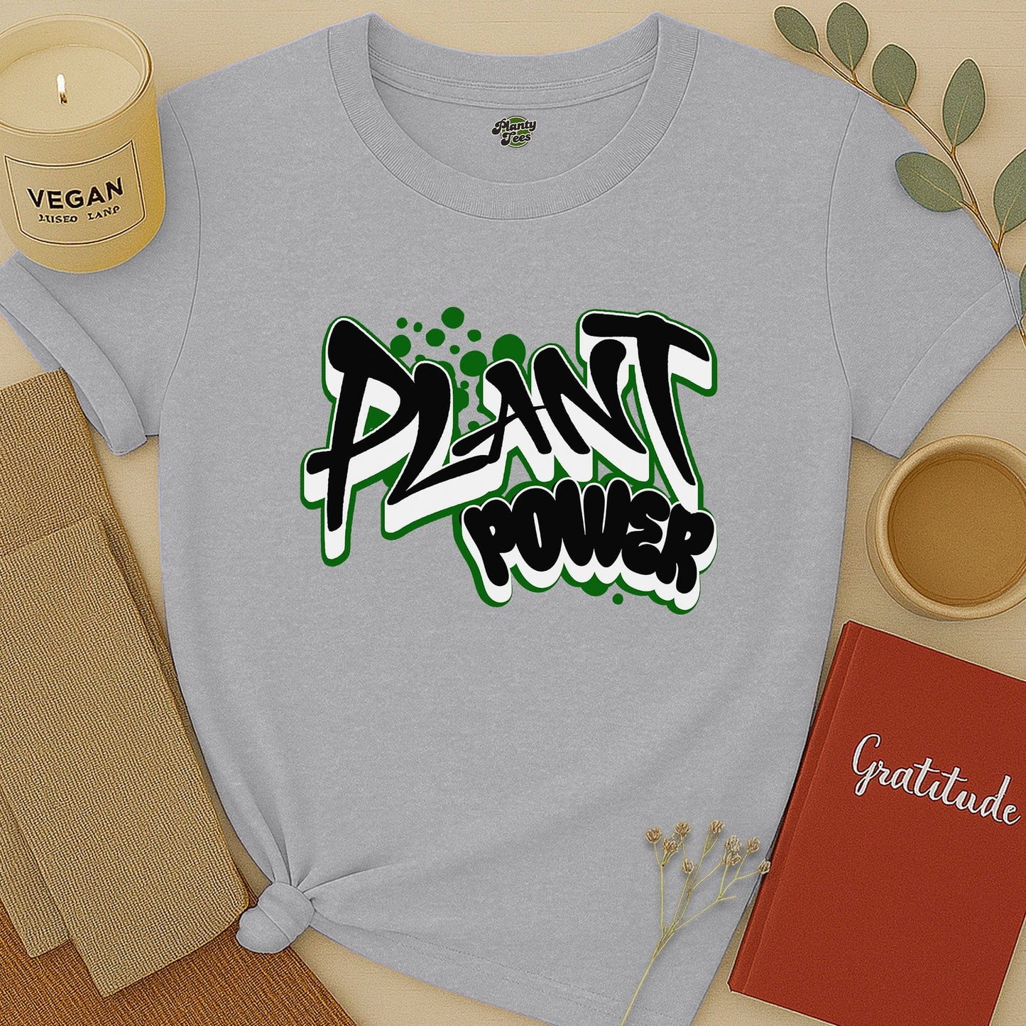 Plant Power Graffiti T-Shirt