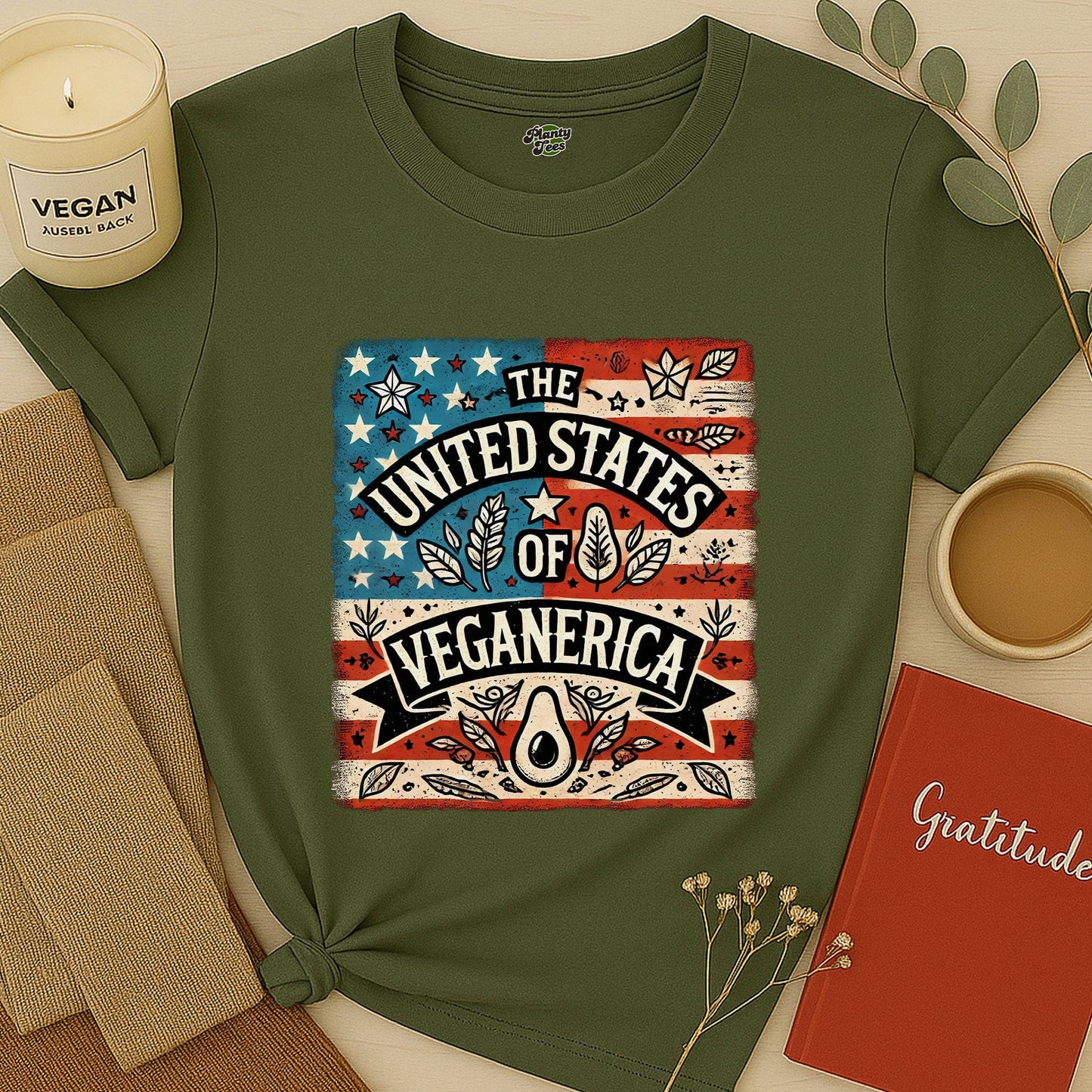 United States of Veganerica T-Shirt