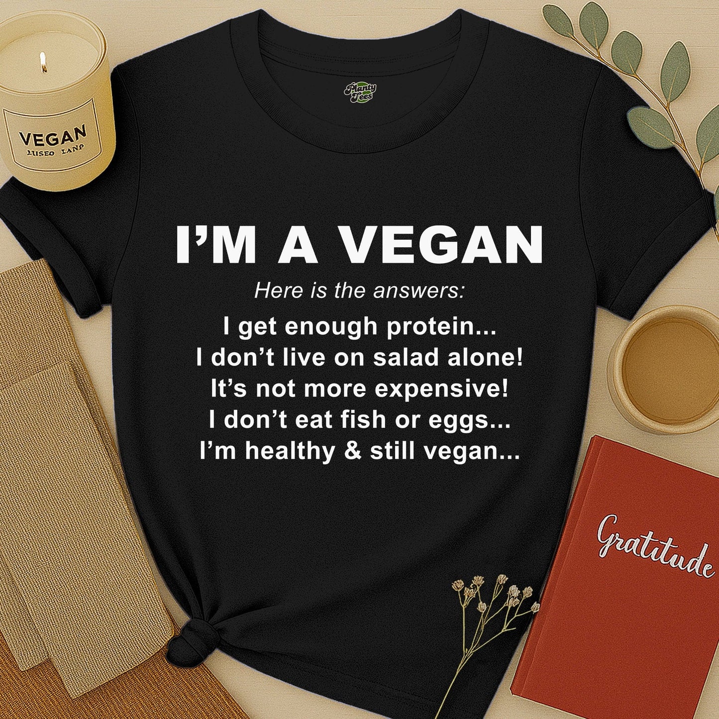 Vegan Common Questions T-Shirt