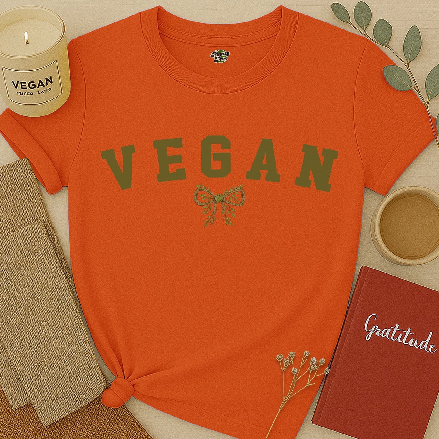 Vegan with Bow T-Shirt