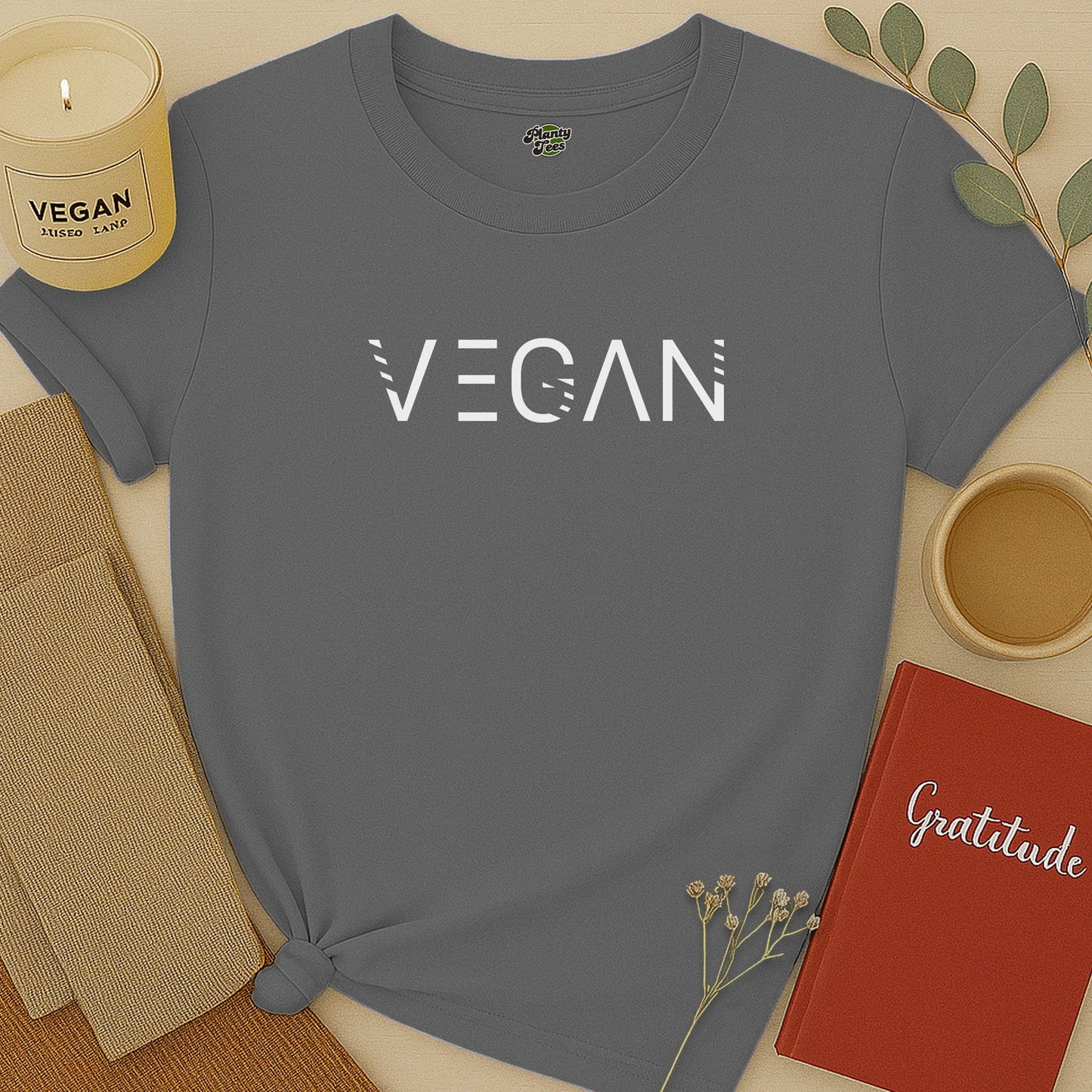 Vegan Modern Typo T-Shirt