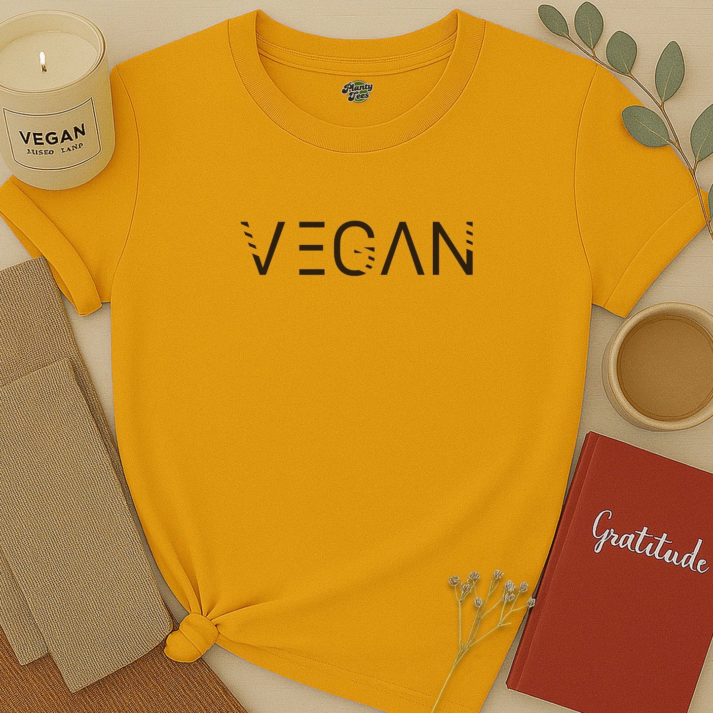 Vegan Modern Typo T-Shirt