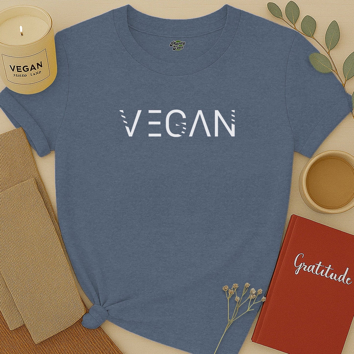 Vegan Modern Typo T-Shirt