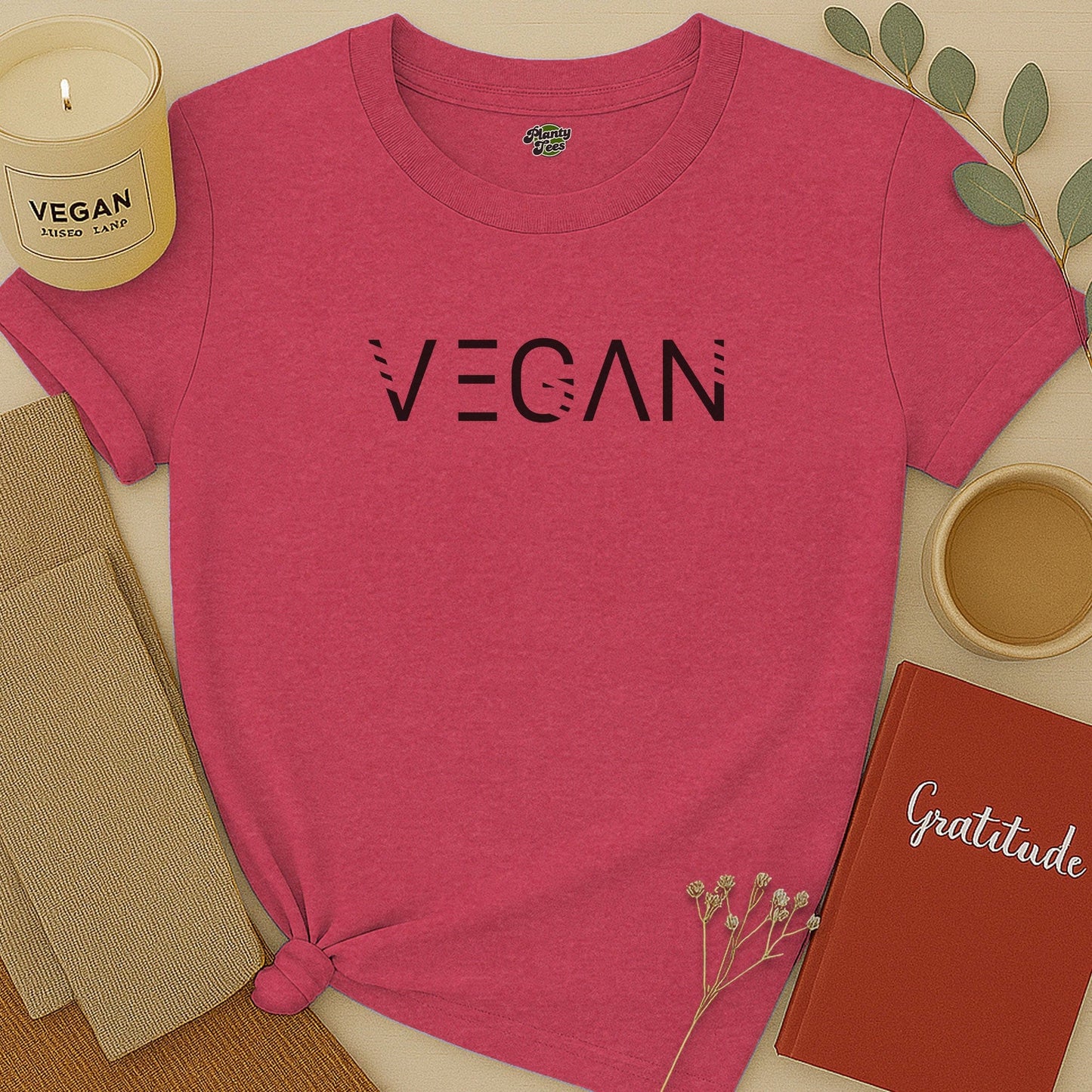 Vegan Modern Typo T-Shirt