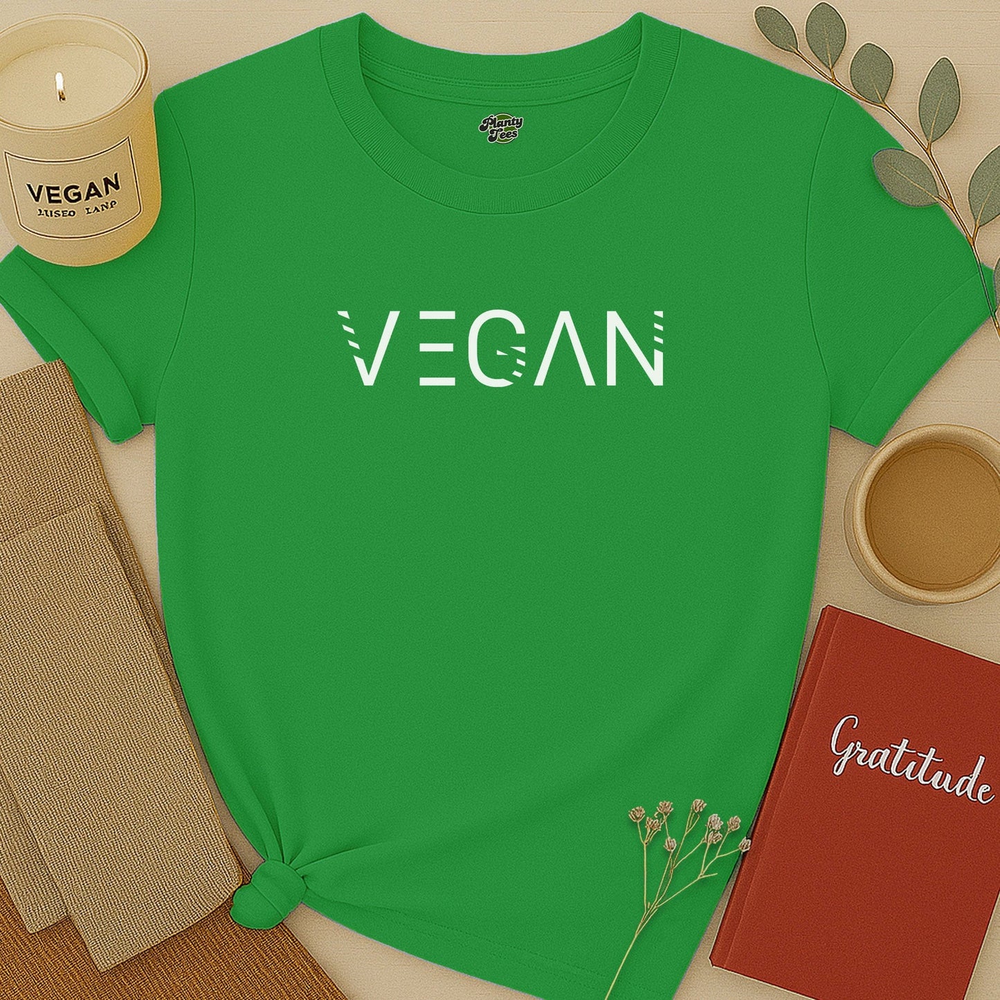 Vegan Modern Typo T-Shirt