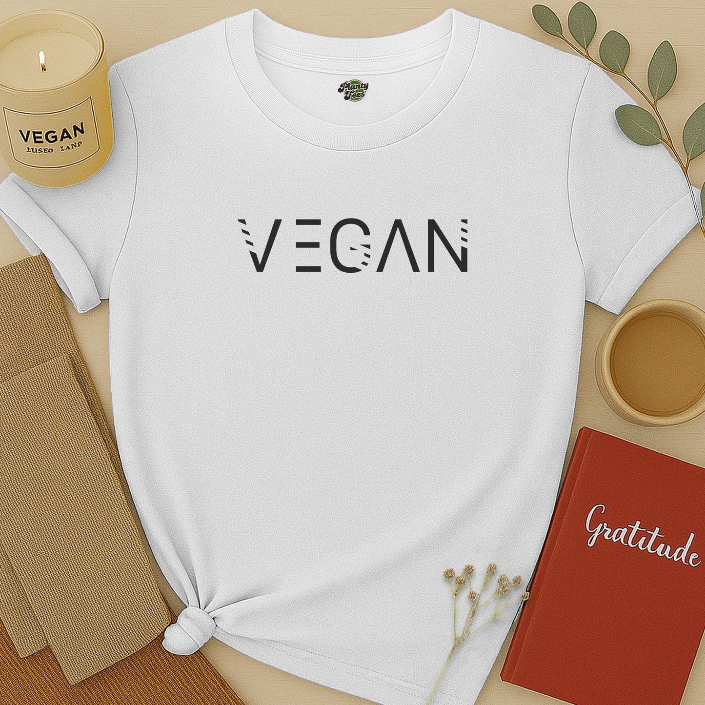 Vegan Modern Typo T-Shirt