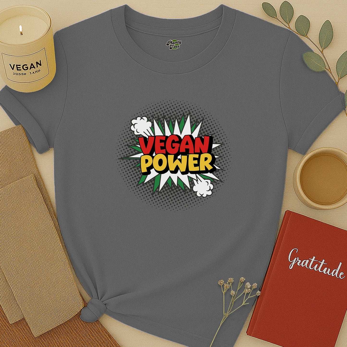 Vegan Power Comic T-Shirt