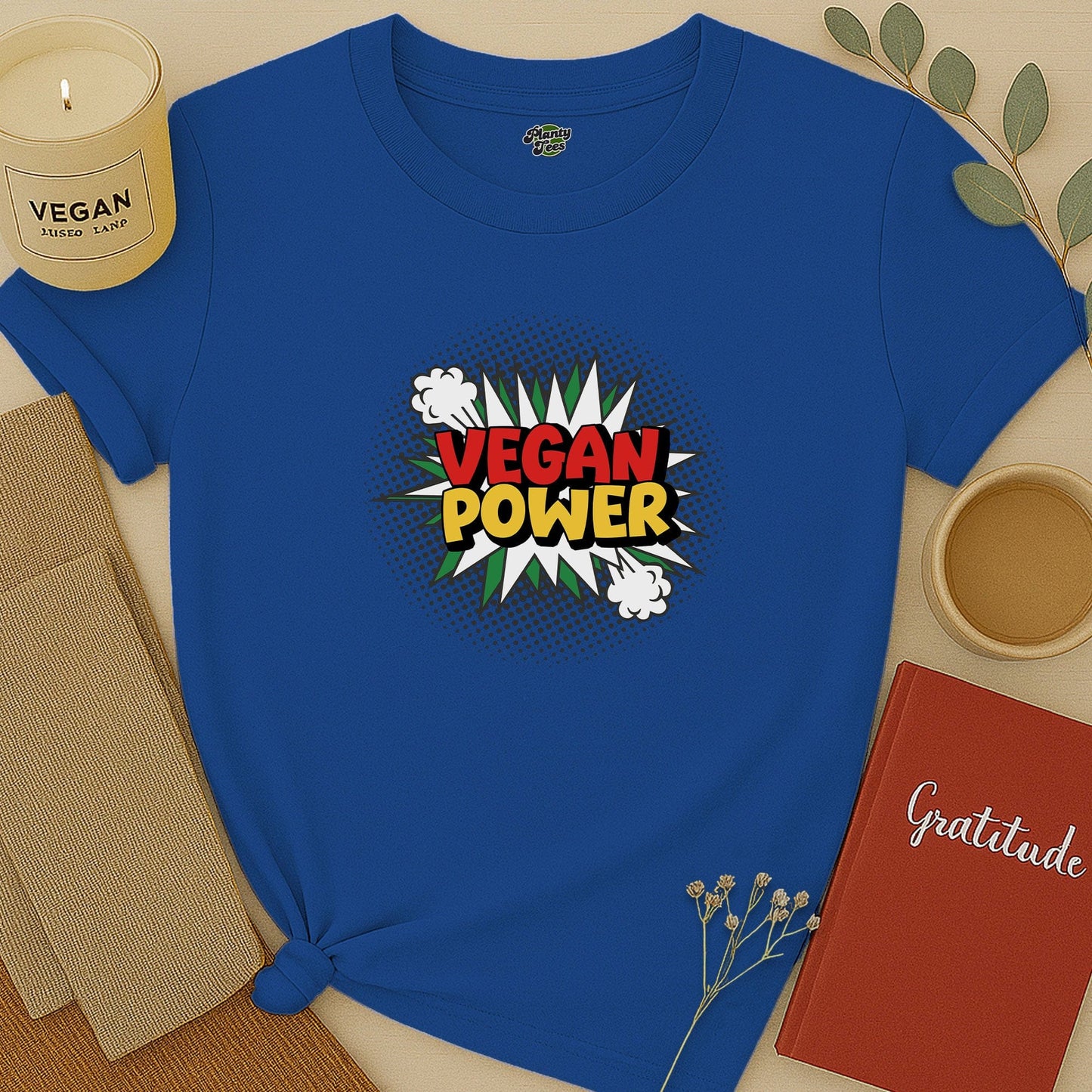 Vegan Power Comic T-Shirt