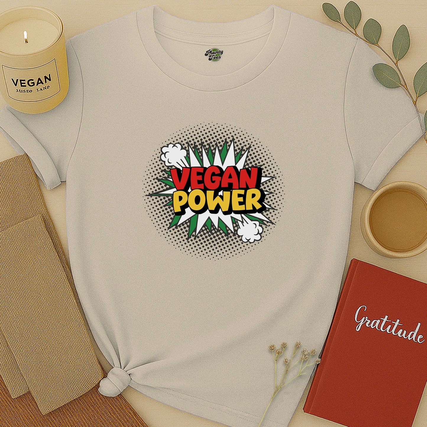 Vegan Power Comic T-Shirt