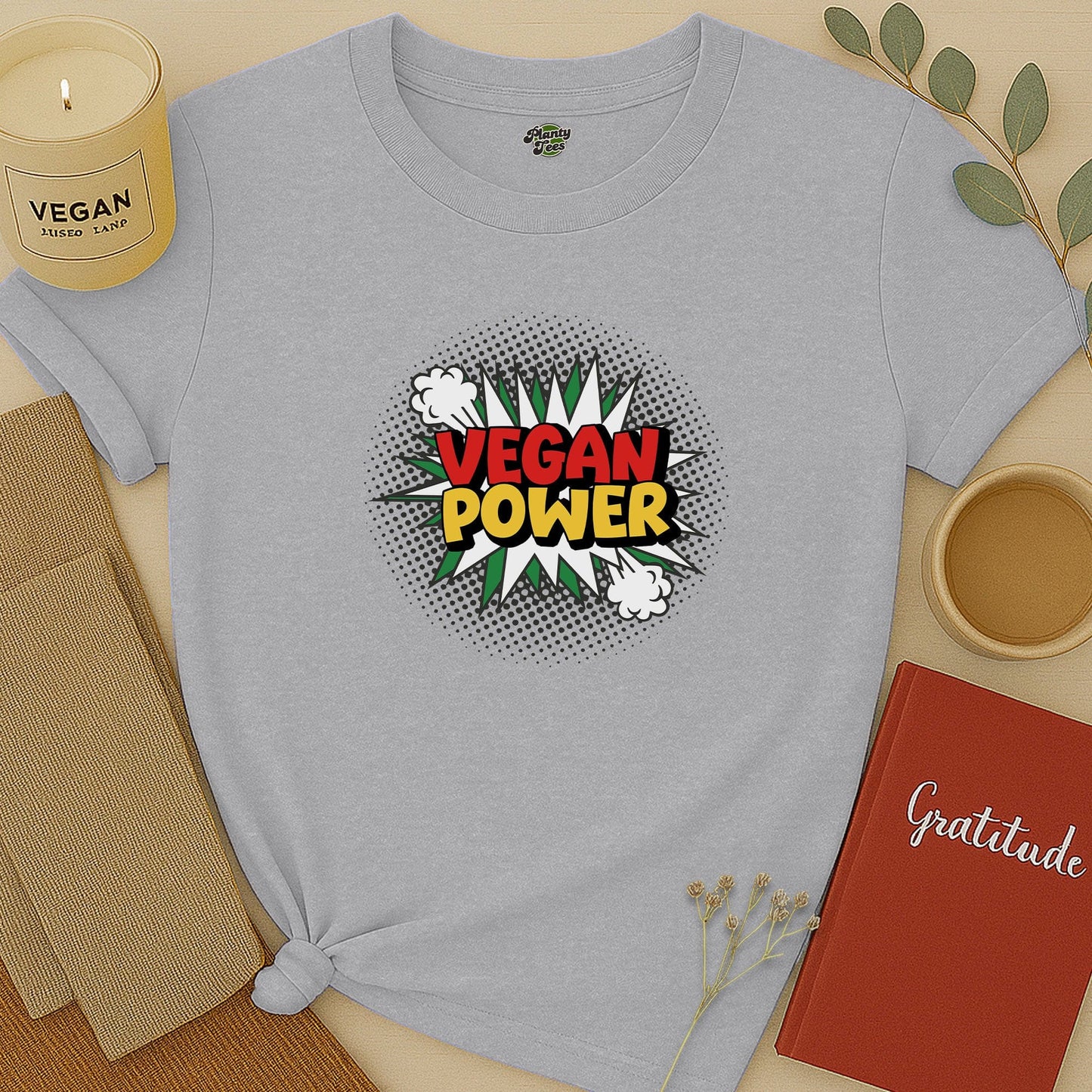 Vegan Power Comic T-Shirt