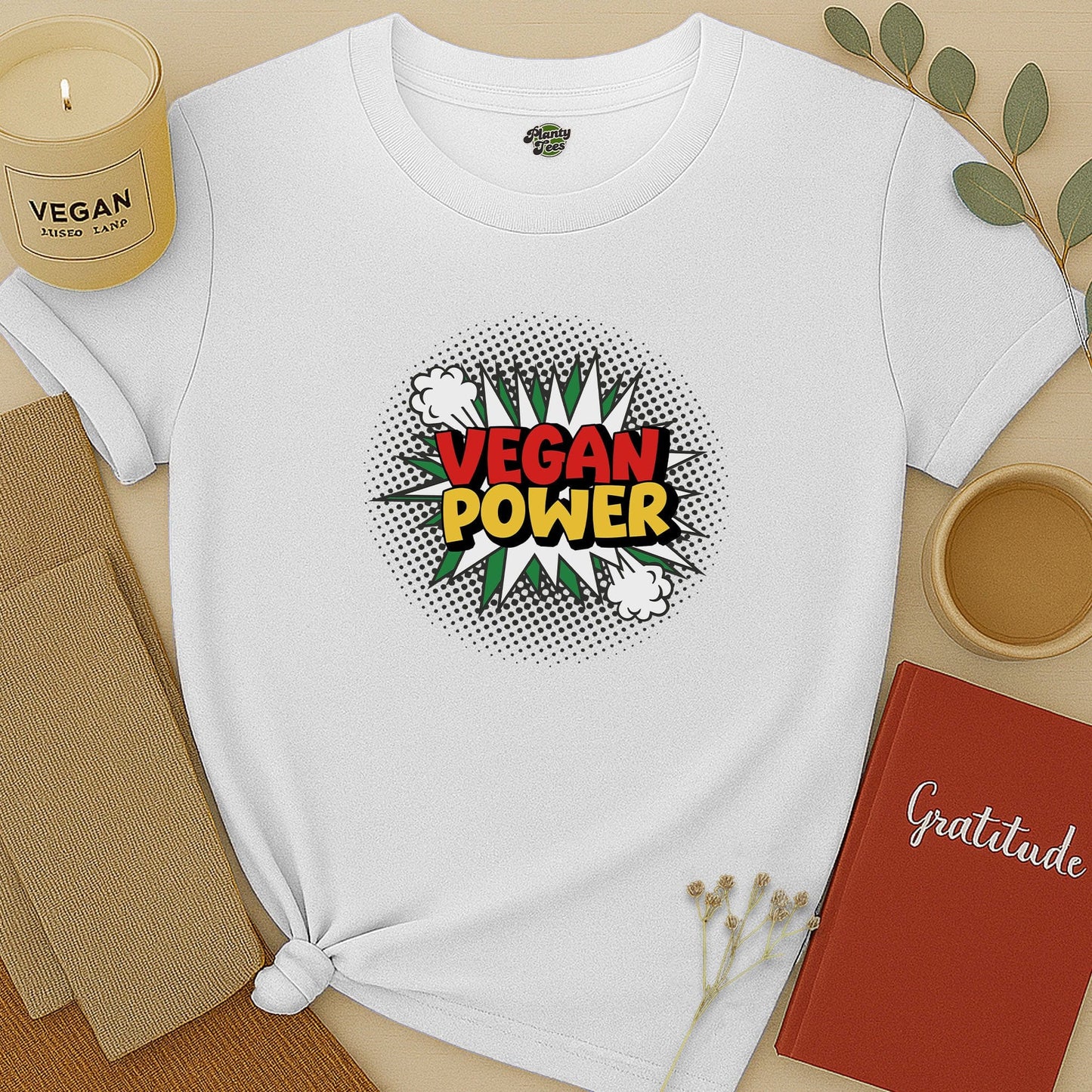 Vegan Power Comic T-Shirt