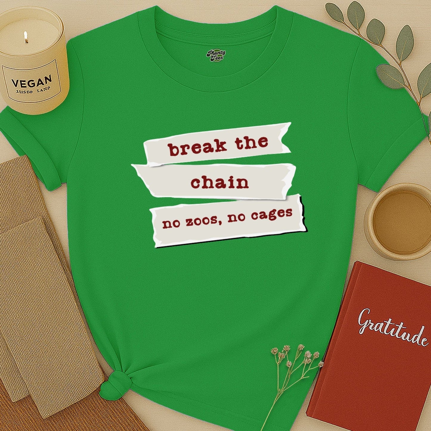 Break the Chain, No Zoos No Cages T-Shirt