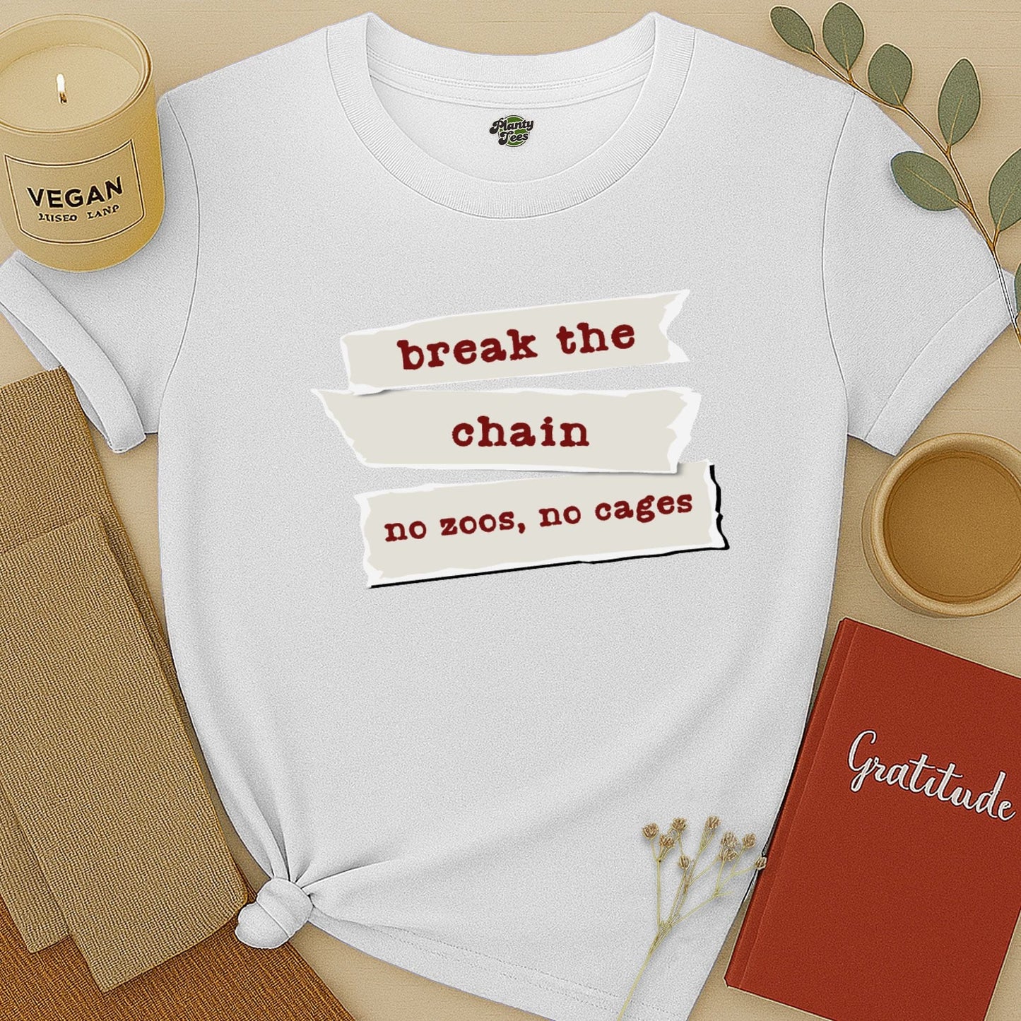 Break the Chain, No Zoos No Cages T-Shirt