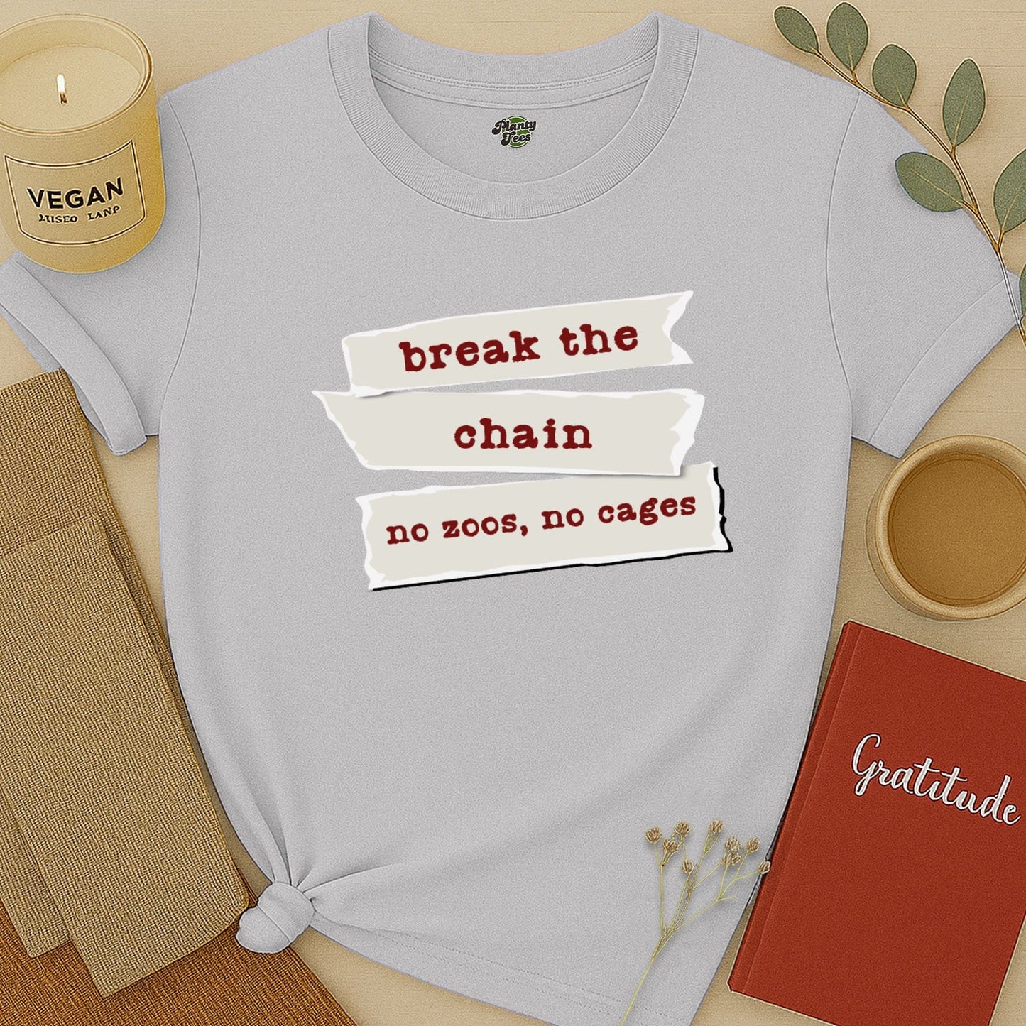 Break the Chain, No Zoos No Cages T-Shirt