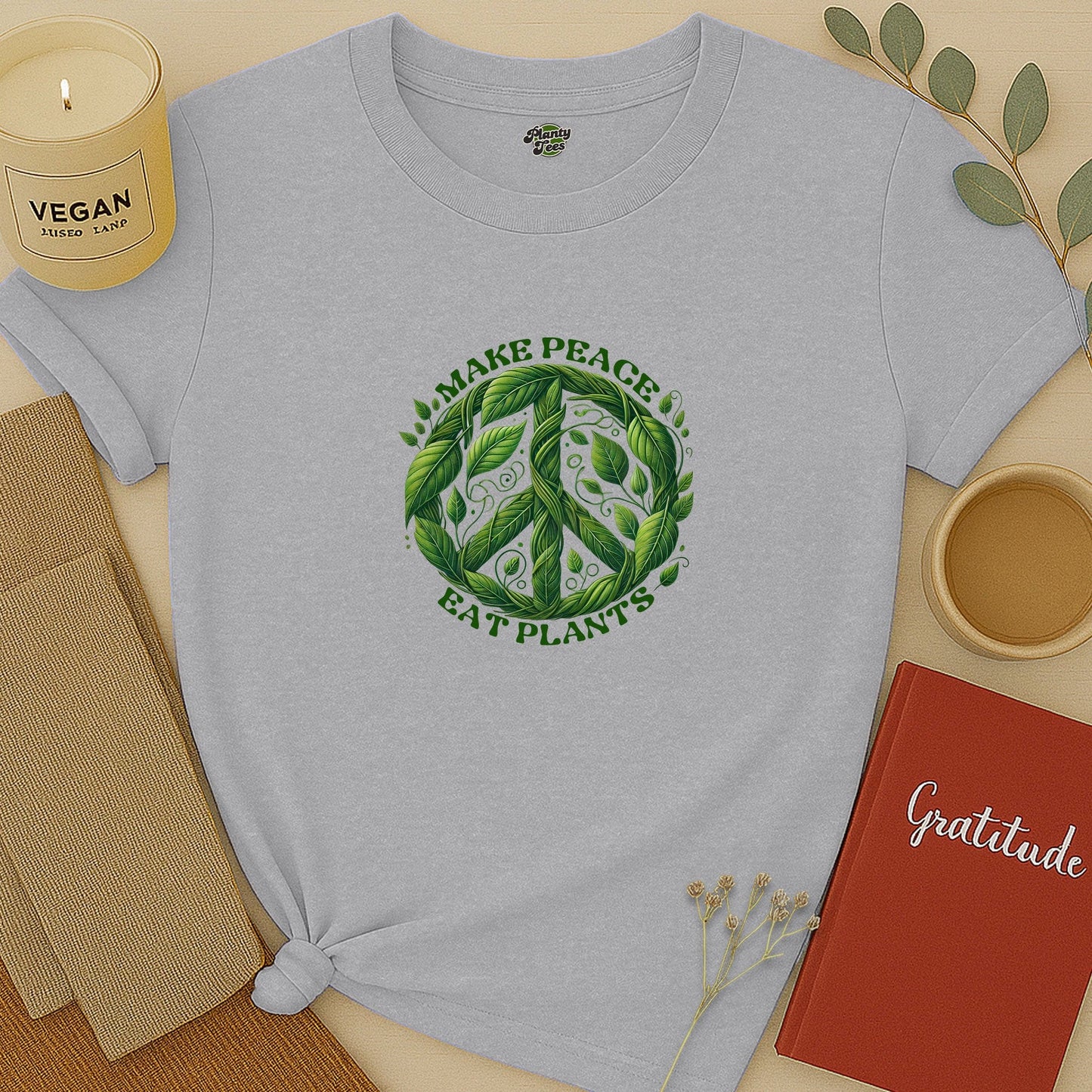Make Peace Eat Plants T-Shirt