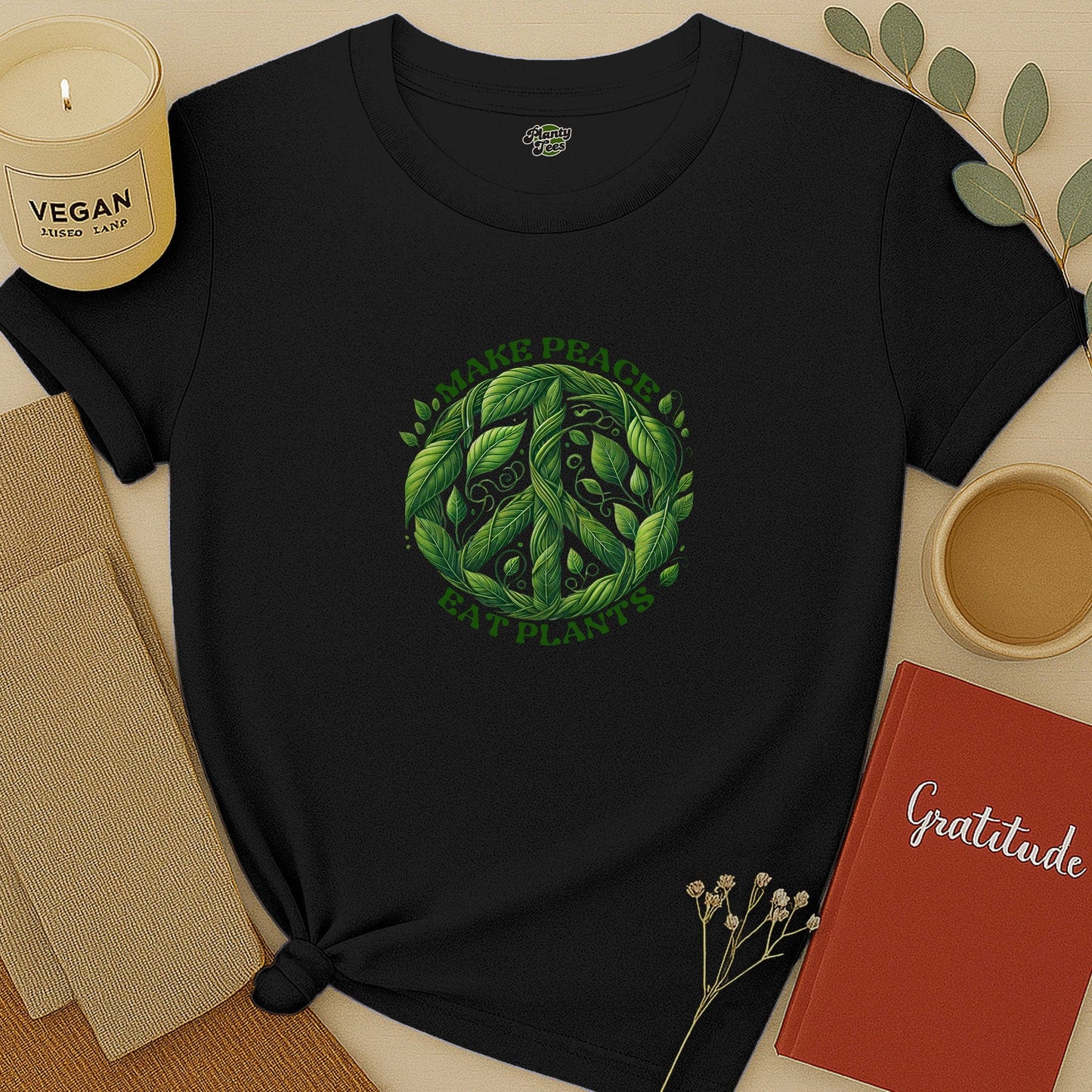 Make Peace Eat Plants T-Shirt