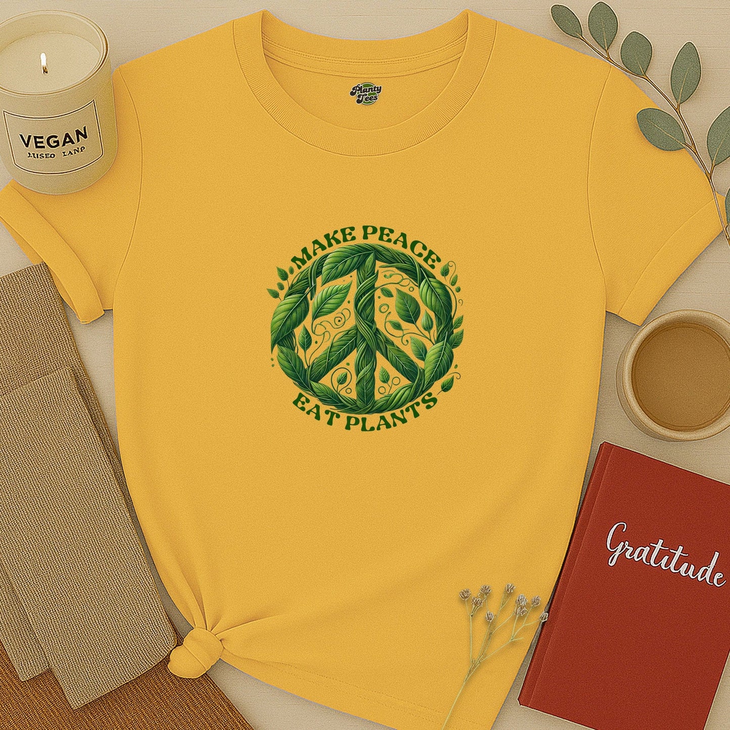Make Peace Eat Plants T-Shirt