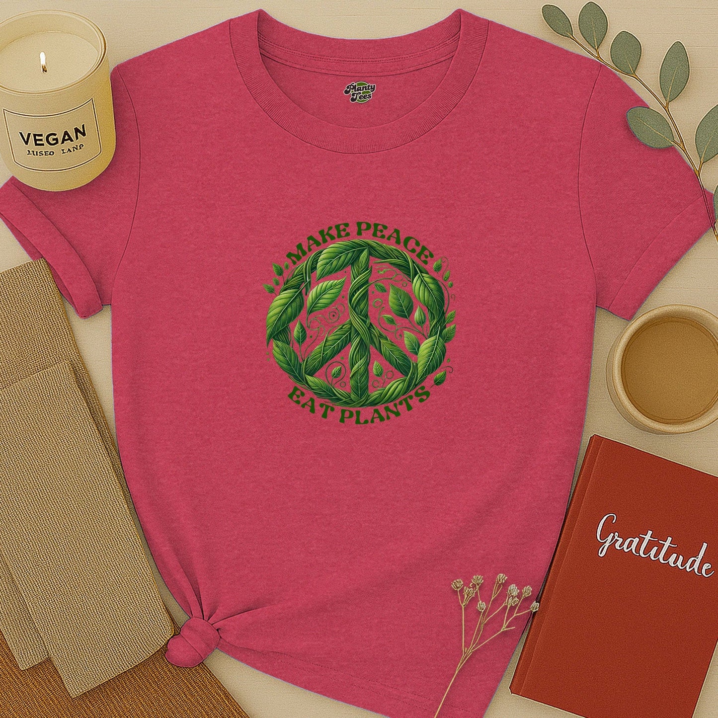 Make Peace Eat Plants T-Shirt